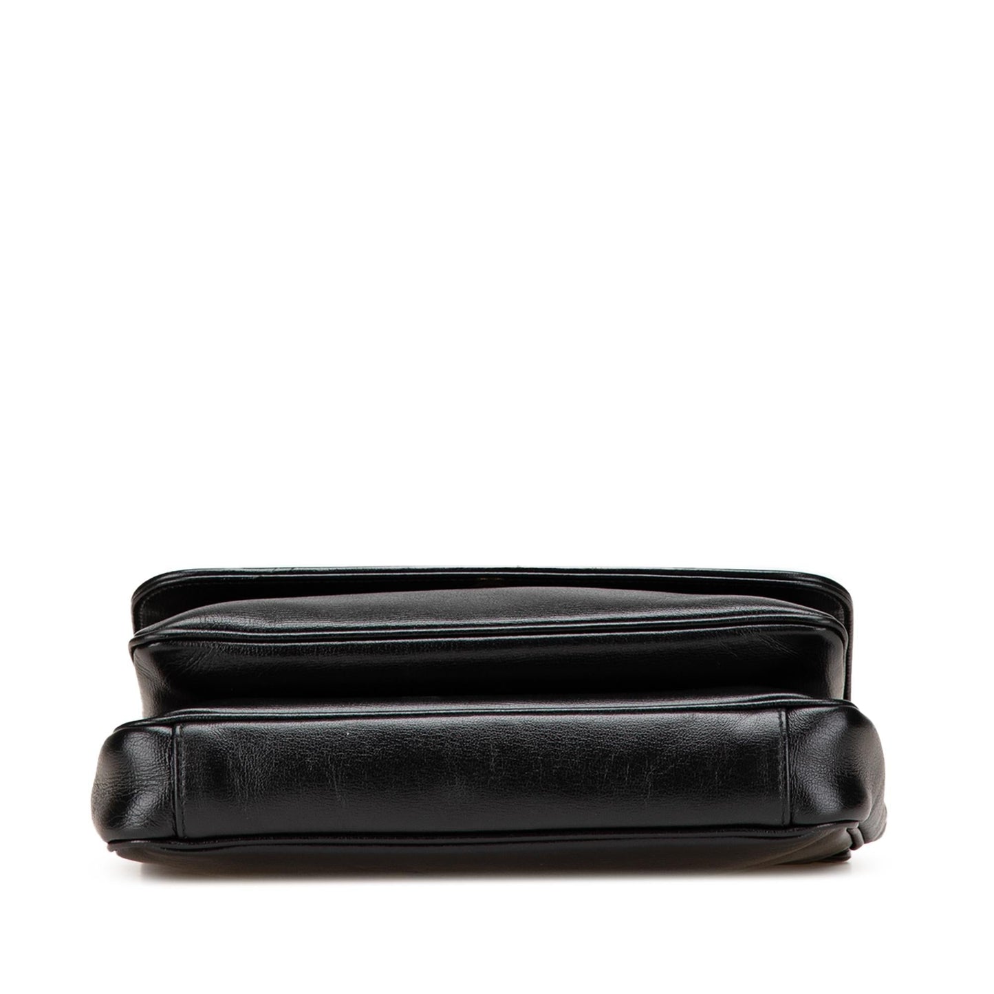 Gucci Marina Chain Leather Calf Black Small Shoulder Bag