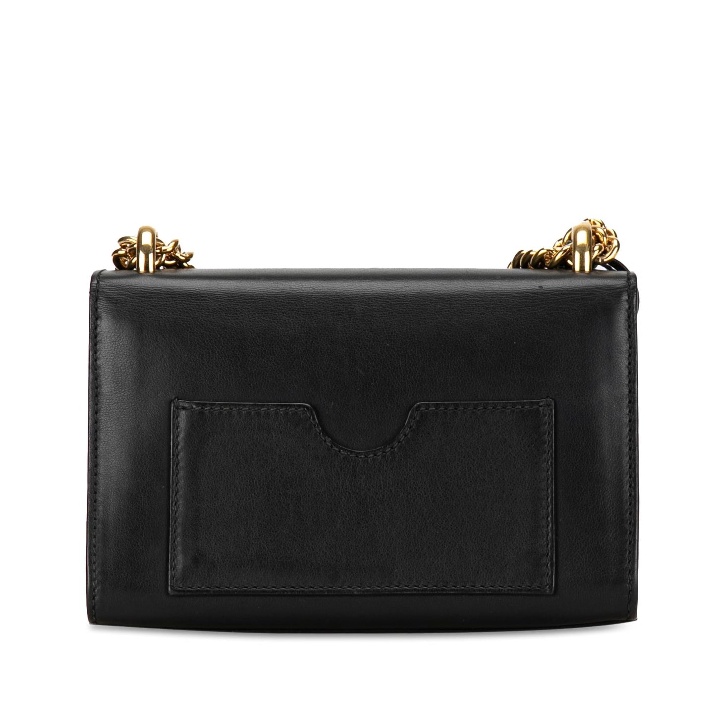 Gucci Padlock SHG-QBobEP Leather Calf Black Small Crossbody Bag