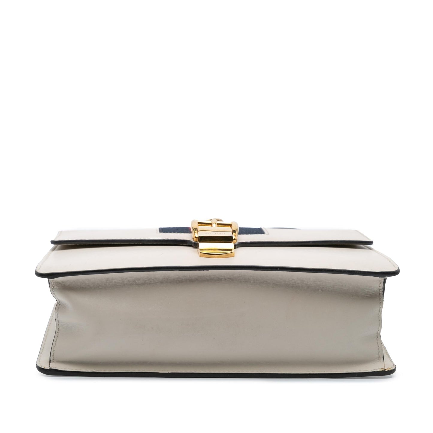 Gucci Sylvie Leather Calf White Small Satchel Bag
