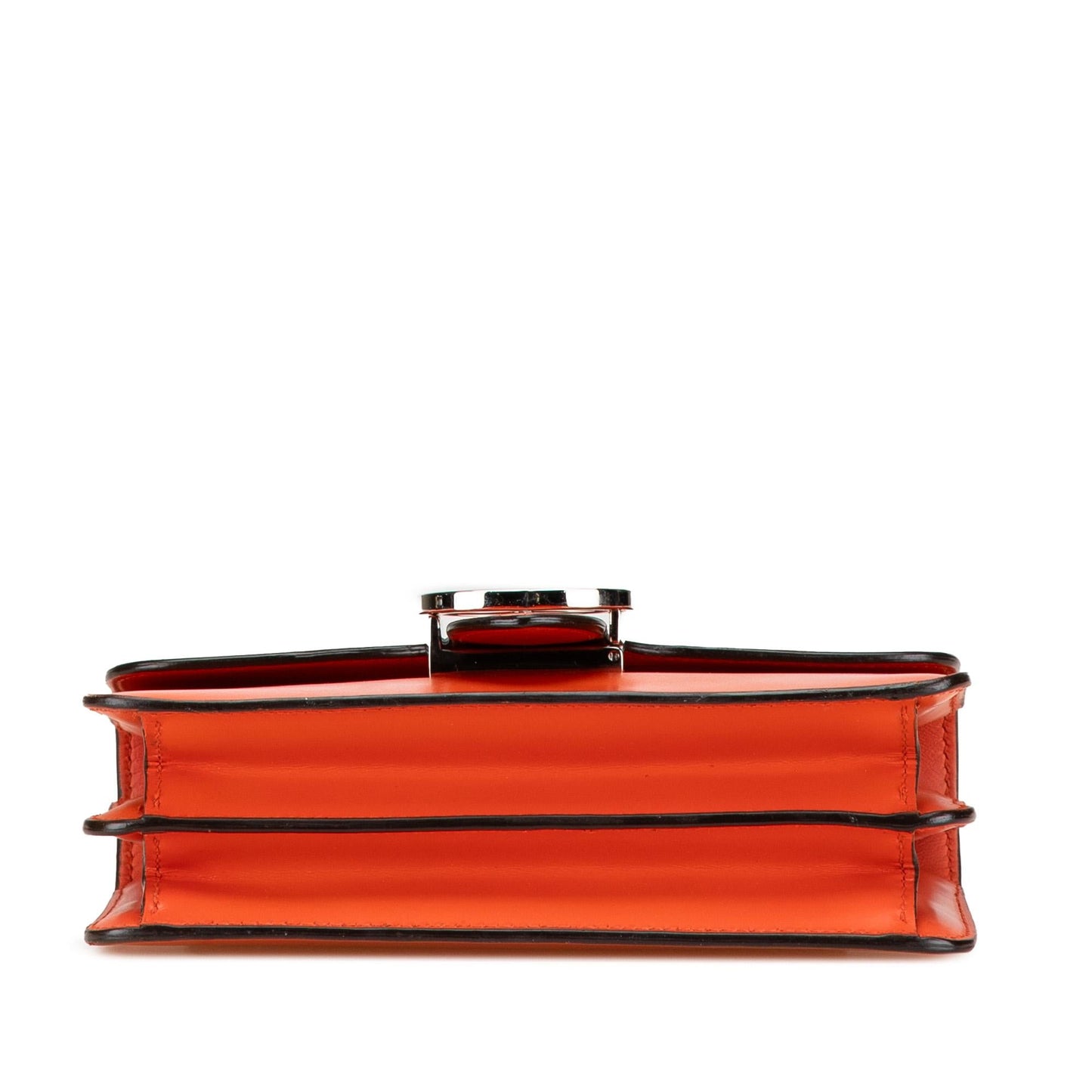 Gucci Polished Interlocking G Dollar Calf Calfskin Orange Small Crossbody Bag