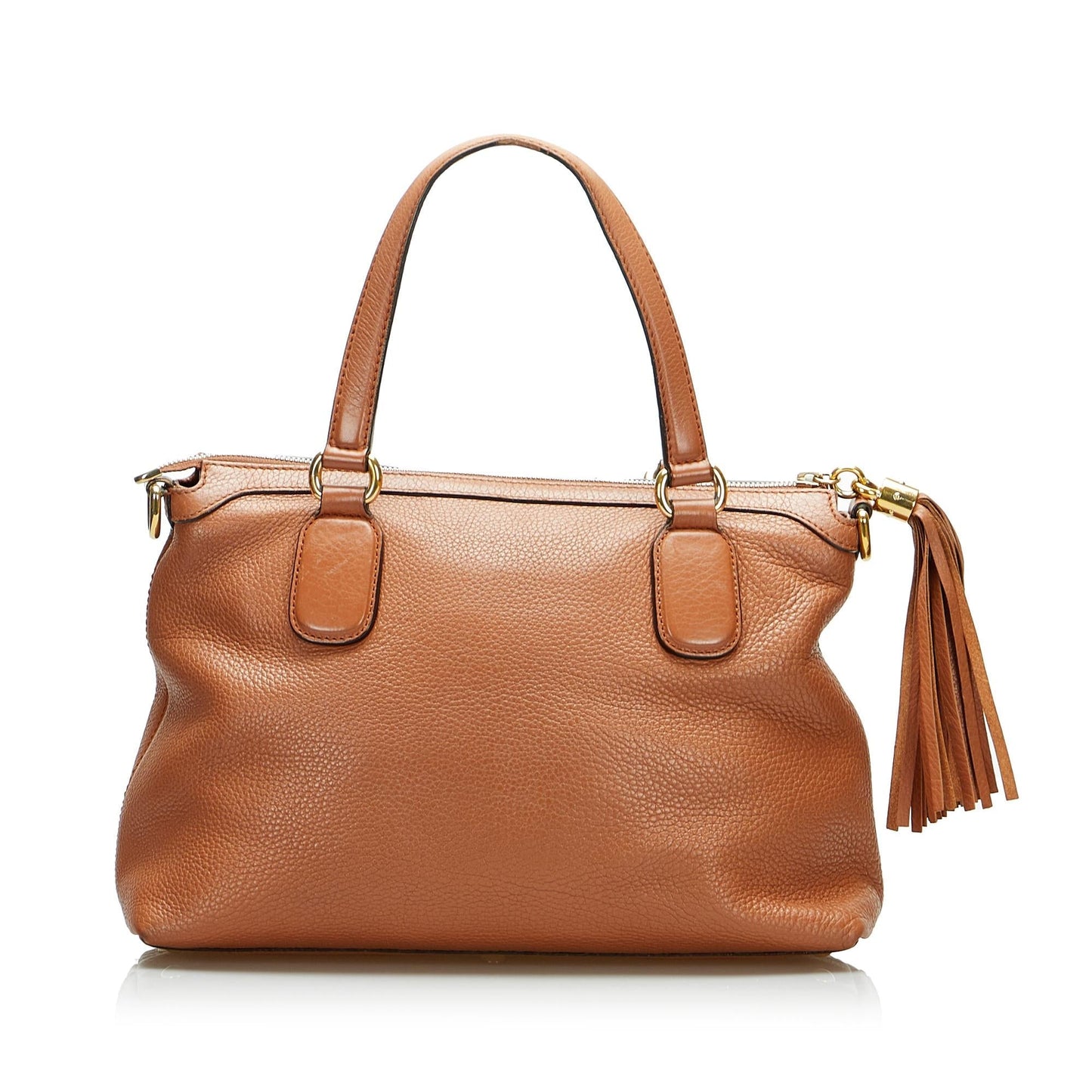 Gucci Soho Working SHG-IfRROY Calf Brown Small Satchel Bag