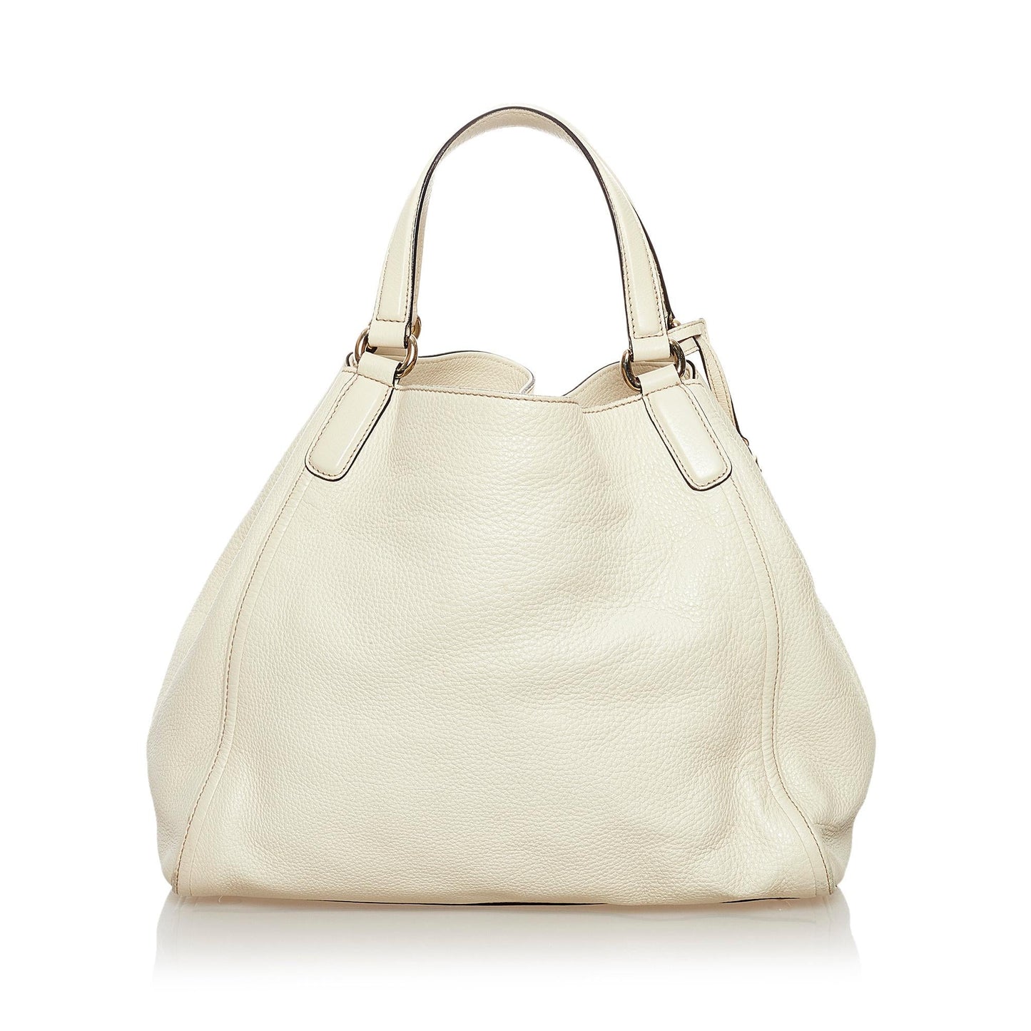 Gucci Soho Cellarius SHG Leather Calf White Tote Bag