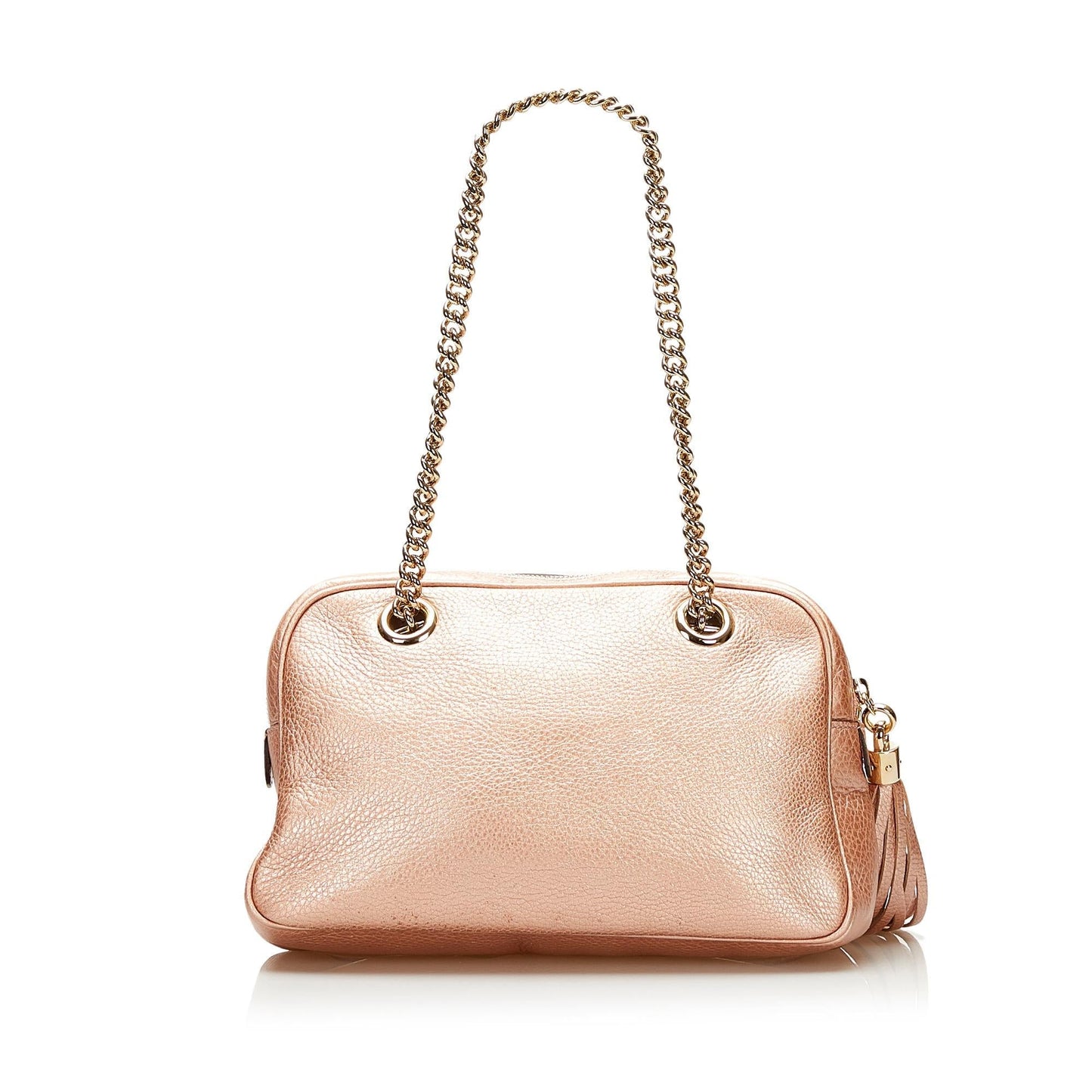 Gucci Soho SHG Calf Pink Chain Shoulder Bag