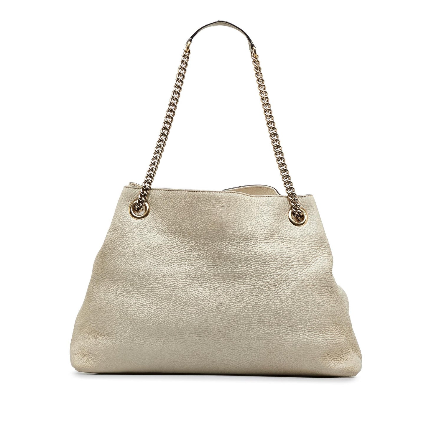 Gucci Soho SHG-UpYeXp Calf White Chain Shoulder Bag