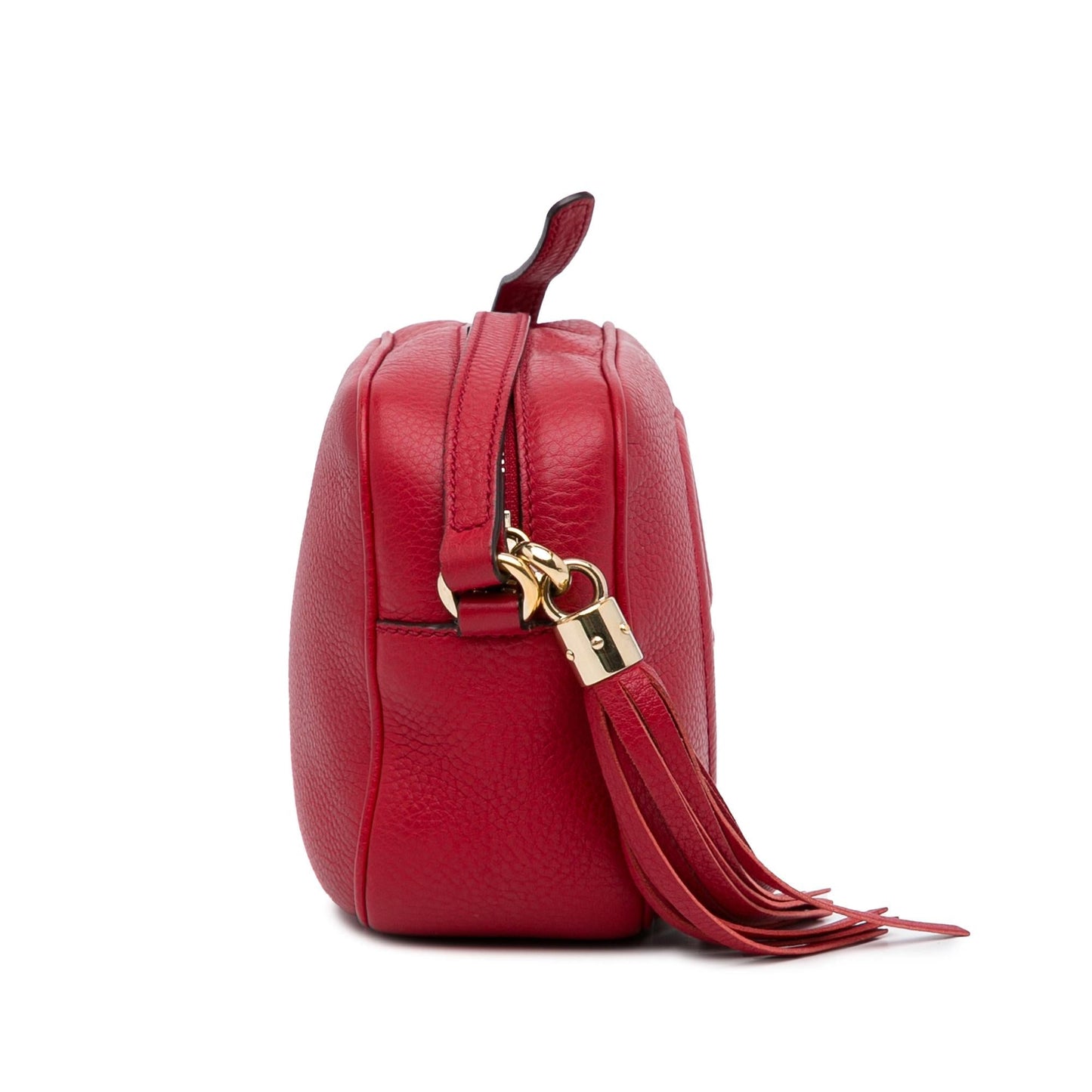 Gucci Soho Disco SHG-VyzkM8 Calf Red Crossbody Bag