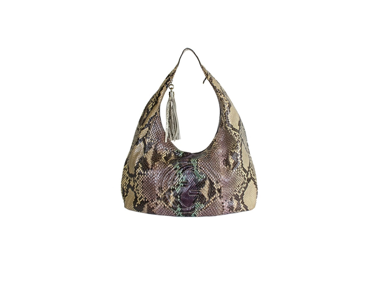 Gucci GRAPE SOHO Python Multicolor Shoulder Bag