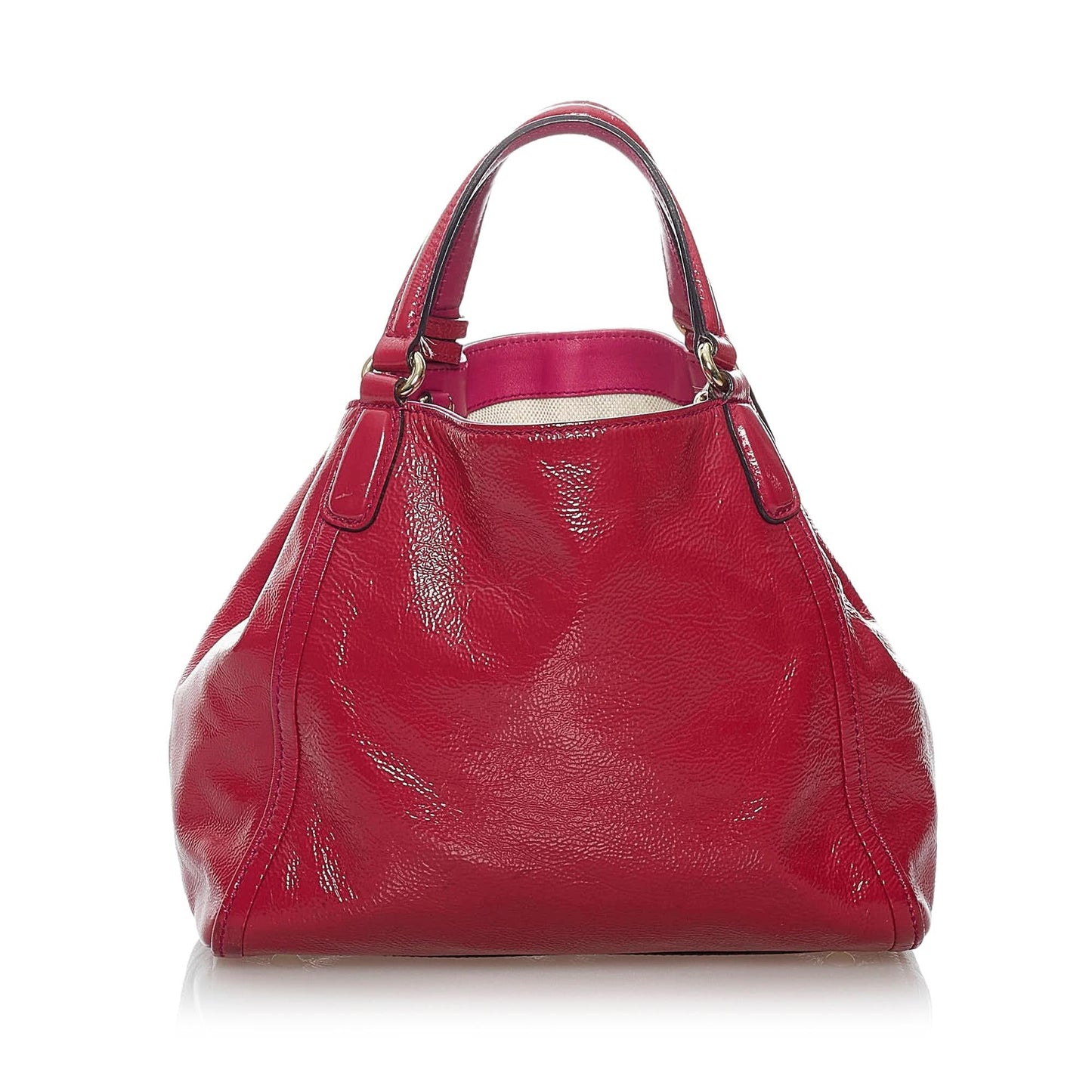 Gucci Soho SHG Leather Patent Pink Satchel Bag Satchel Shg
