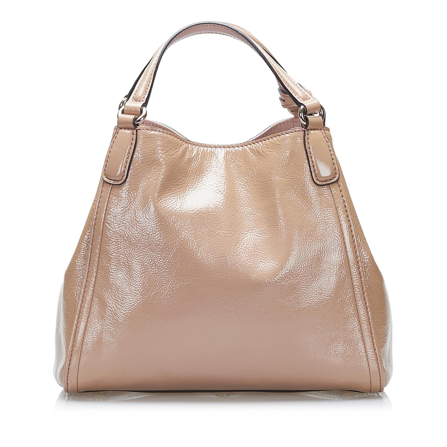 Gucci Soho SHG Leather Patent Brown Satchel Bag
