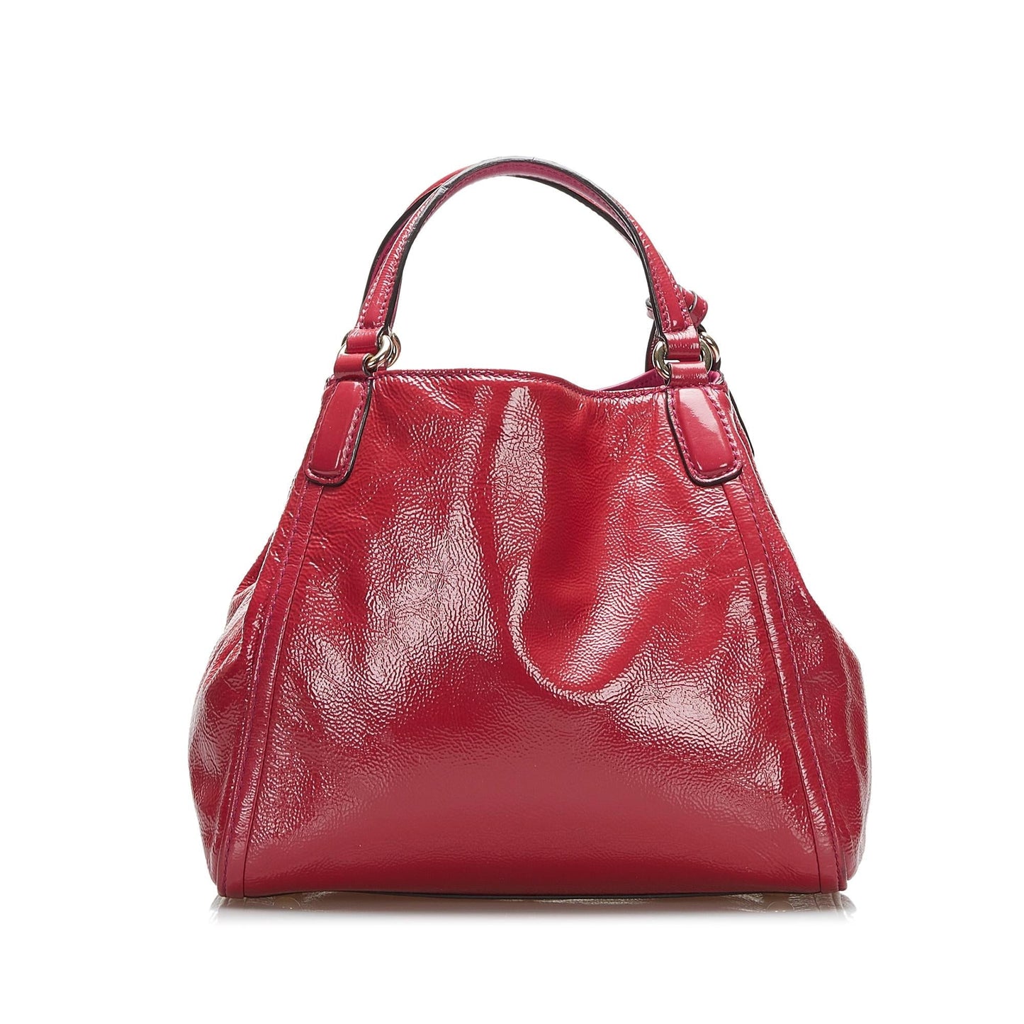 Gucci Soho SHG-o9YYd4 Leather Patent Red Satchel Bag