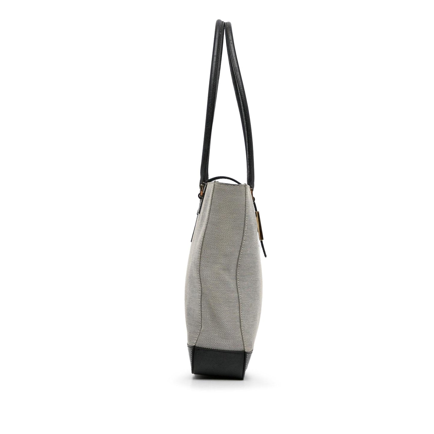Gucci Square G SHG-FHbYlb Canvas Calf Black Grey Shoulder Bag
