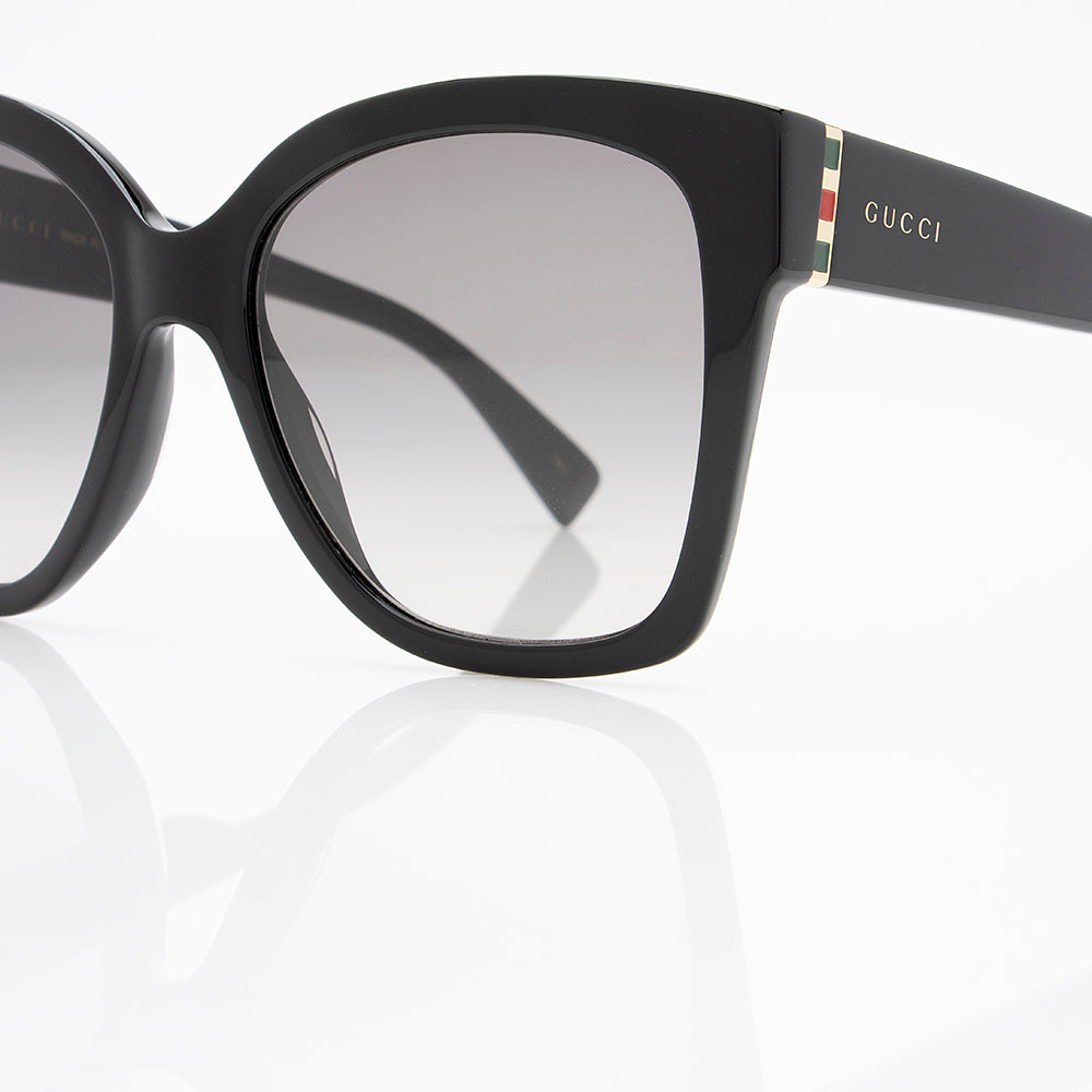 Gucci Oversize Square Sunglasses SHF Black Accessory