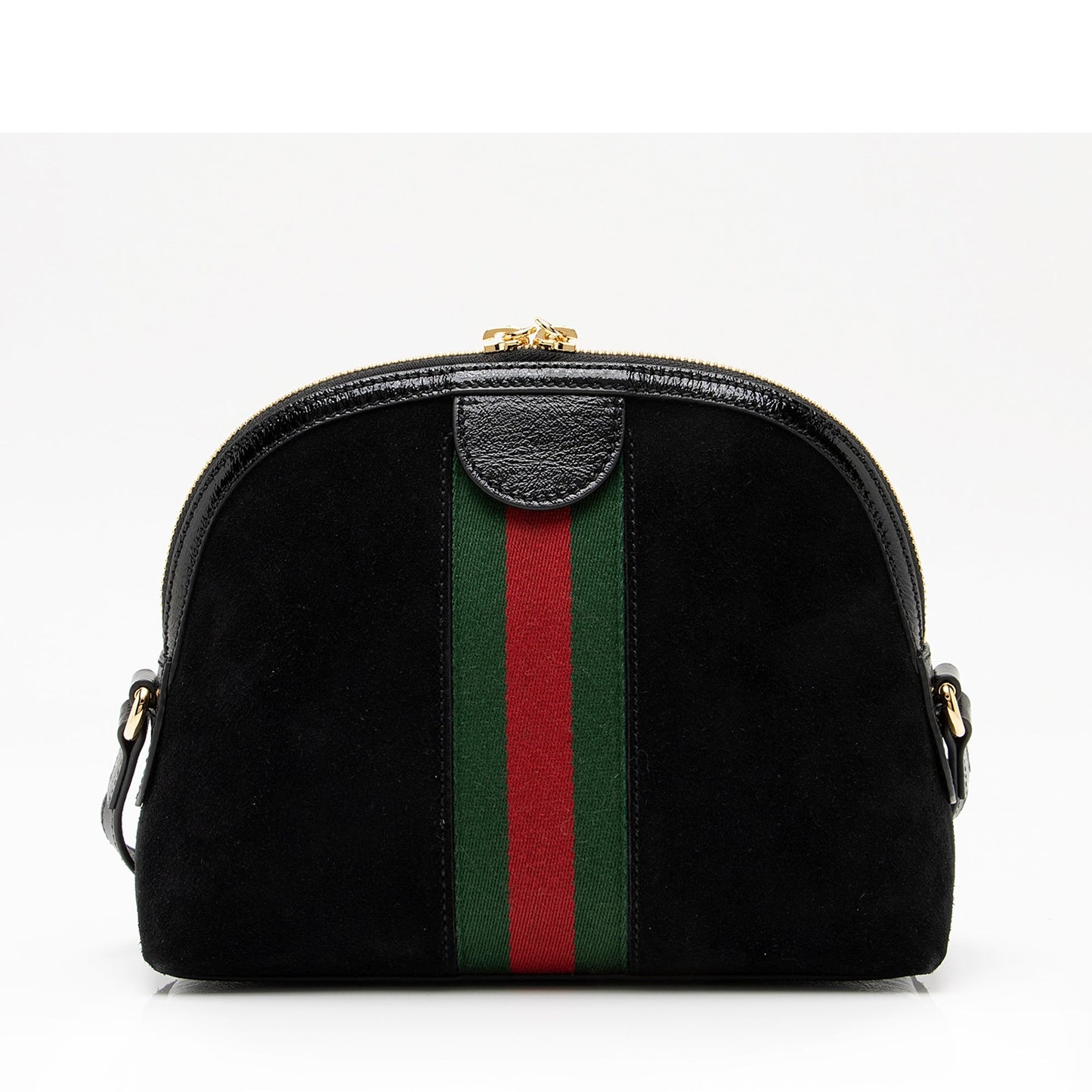 Gucci Ophidia Dome SHF Leather Suede Nylon Patent Crossbody Bag