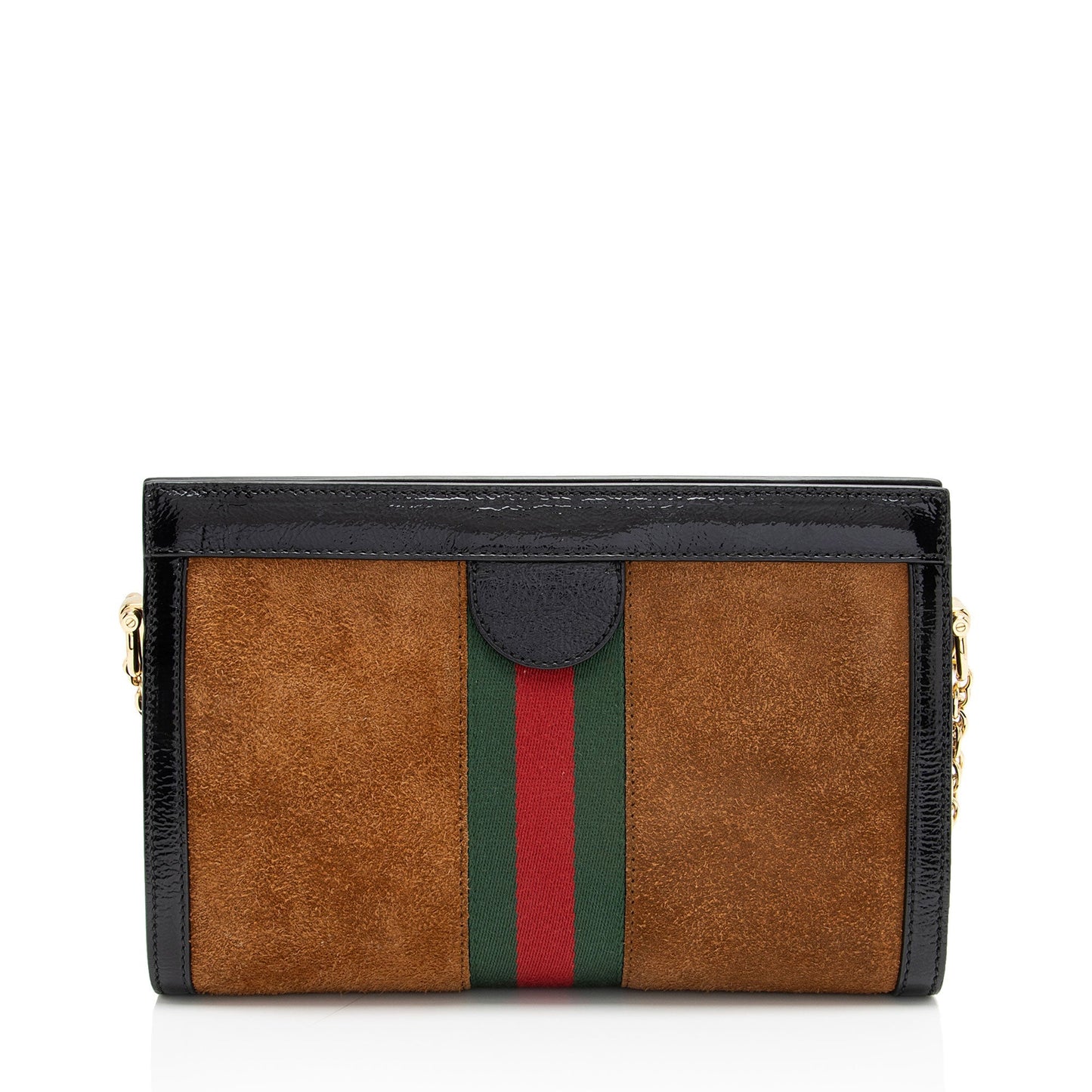 Gucci Ophidia SHF-1rb87i Leather Suede Nylon Patent Shoulder Bag
