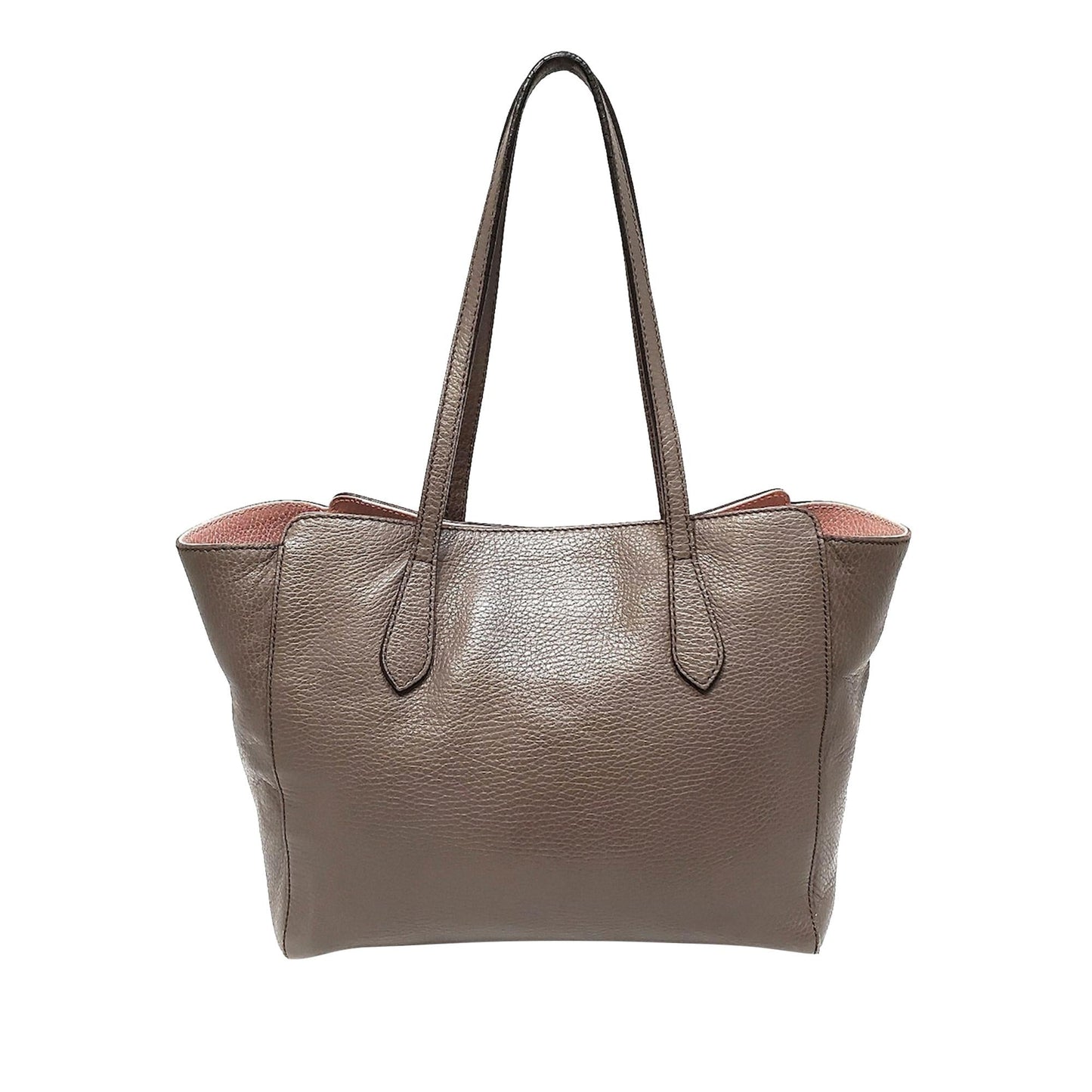 Gucci Swing SHG Leather Calf Brown Tote Bag
