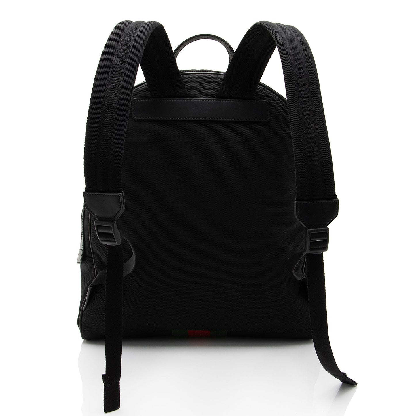 Gucci Techno Web Backpack SHF-sknsmd Leather Canvas Nylon Black Shoulder Bag