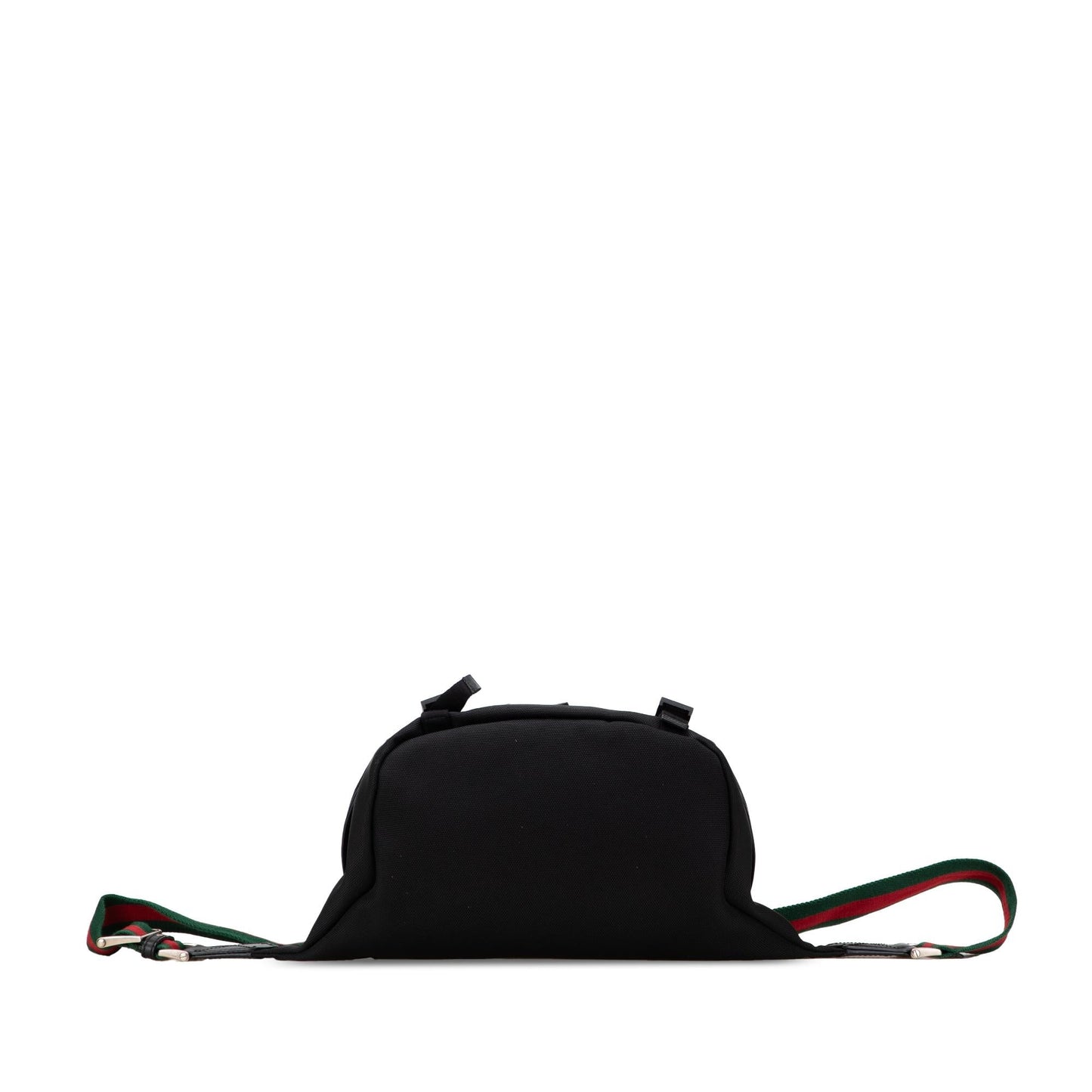 Gucci Techno Web Belt Canvas Calf Black Accessory