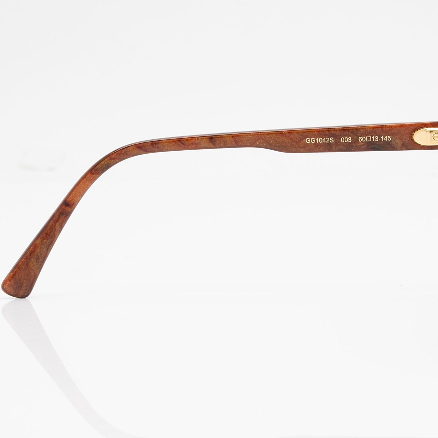 Gucci Oversize Aviator Sunglasses SHF-rZcNxr Black Brown Accessory