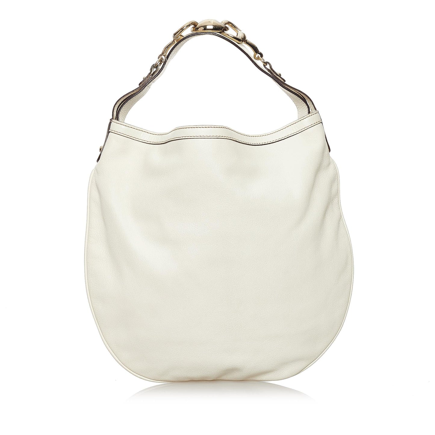 Gucci Wave SHG Leather Calf White Shoulder Bag