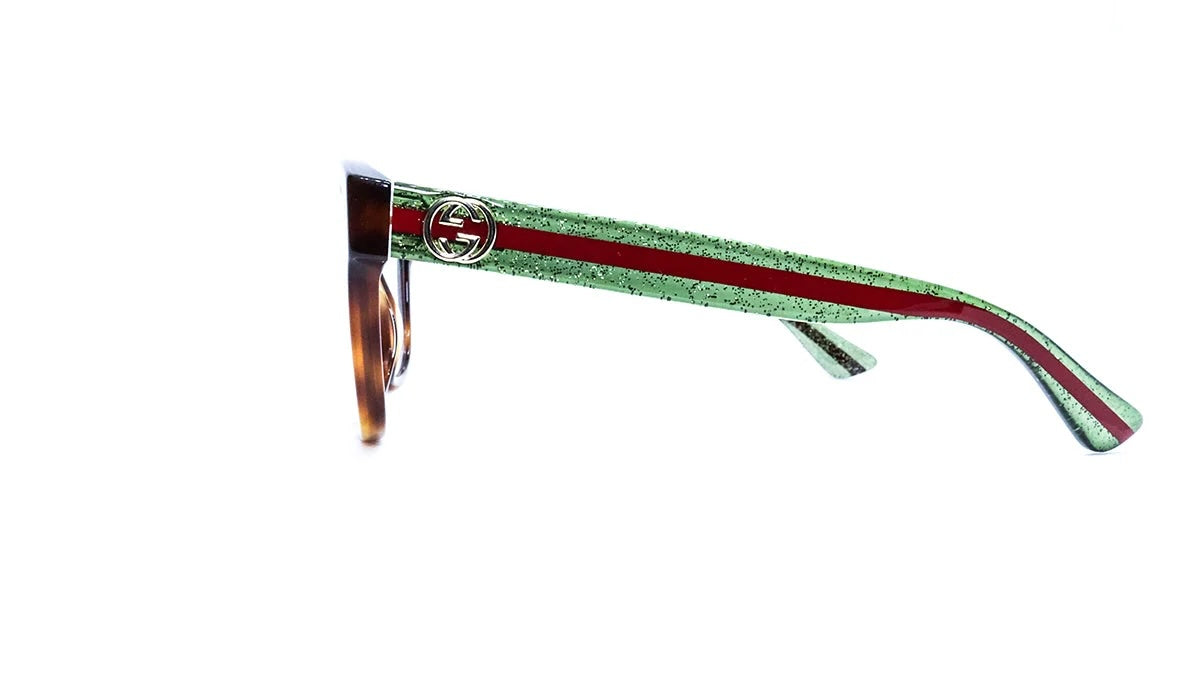 Gucci SQUARE Sunglasses Gg0038On Eyeglasses