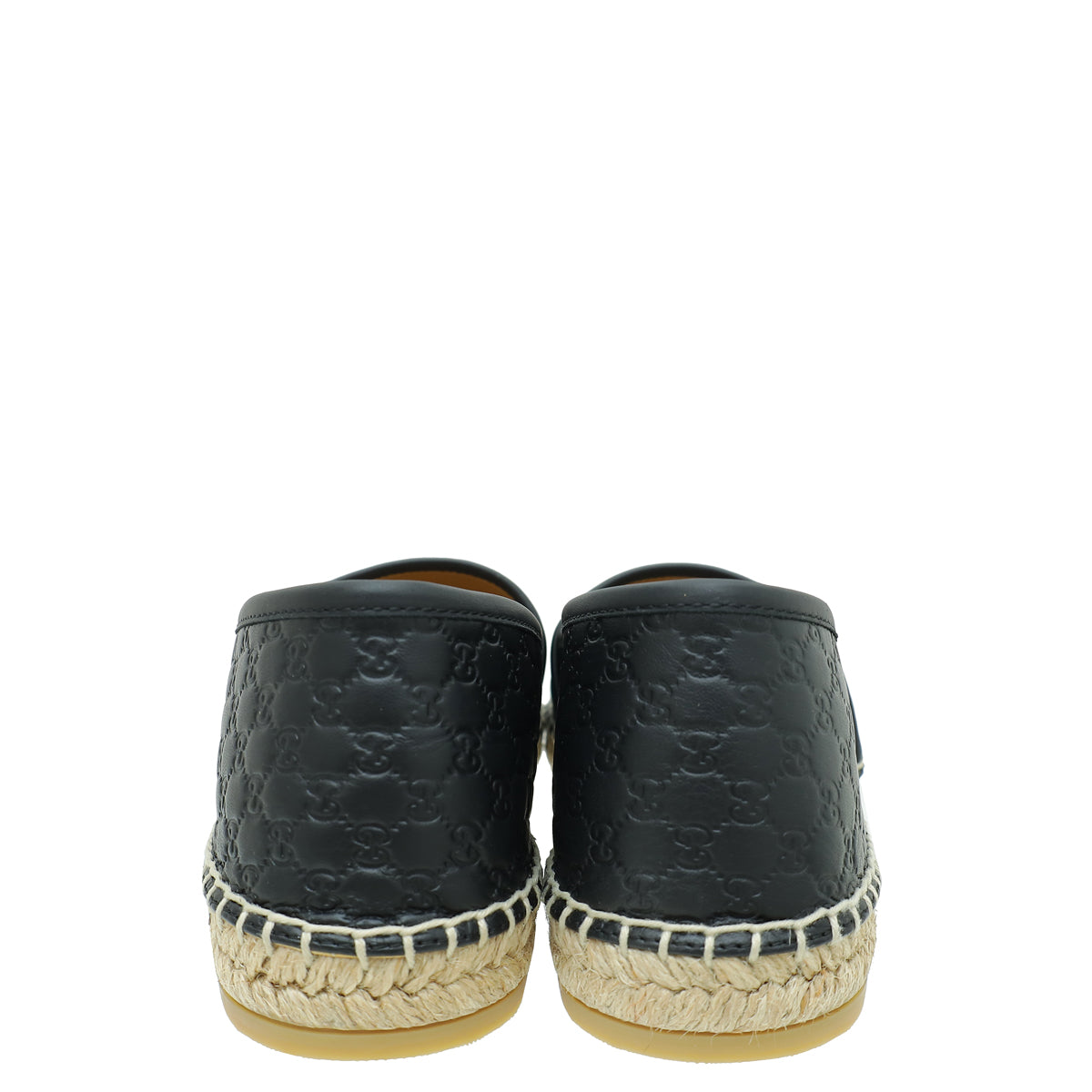 Gucci Black Microguccissima Espadrille 39.5