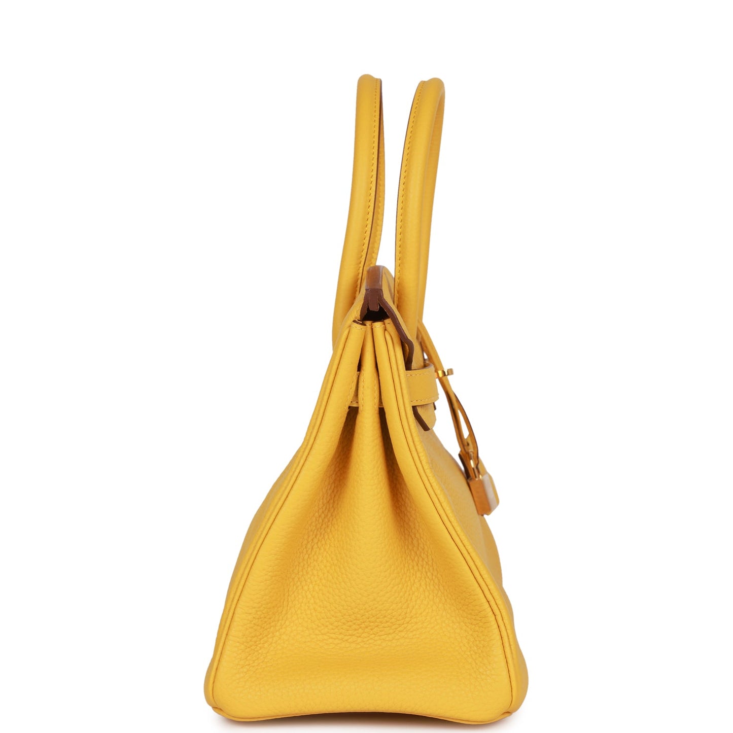 Hermes Birkin Soleil Clemence Hardware Handbag Gold Travel Bag