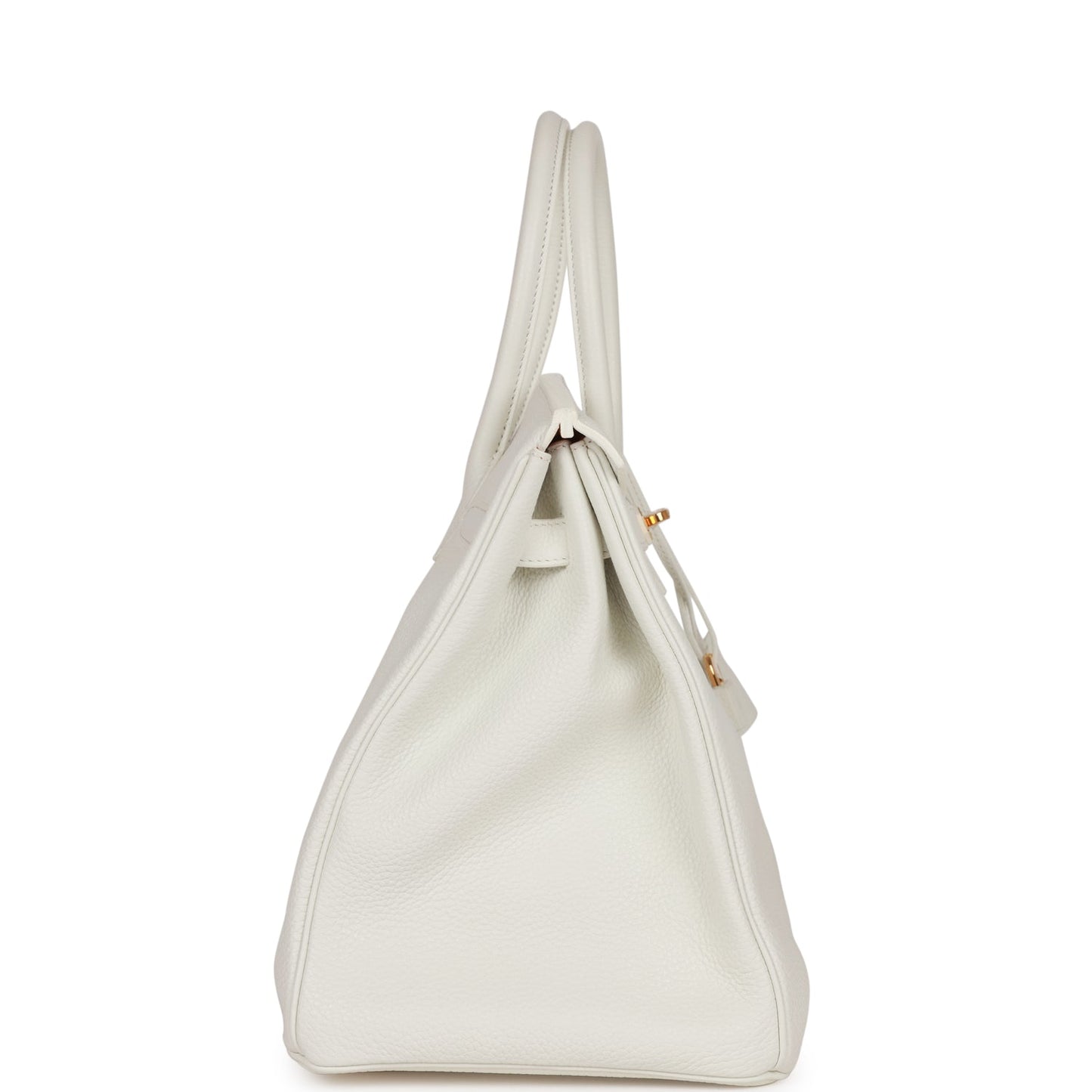 Hermes Special Order Hss Birkin Verso Clemence Hardware White Gold Travel Bag