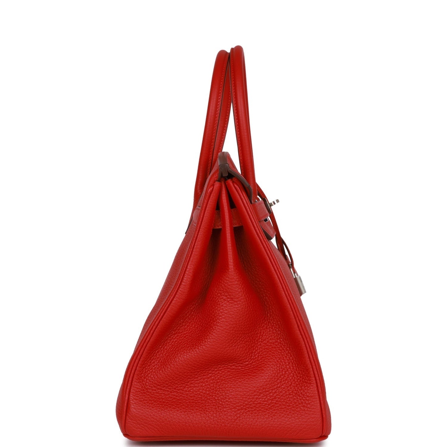 Hermes Birkin Rouge De Coeur Togo Palladium Hardware Travel Bag