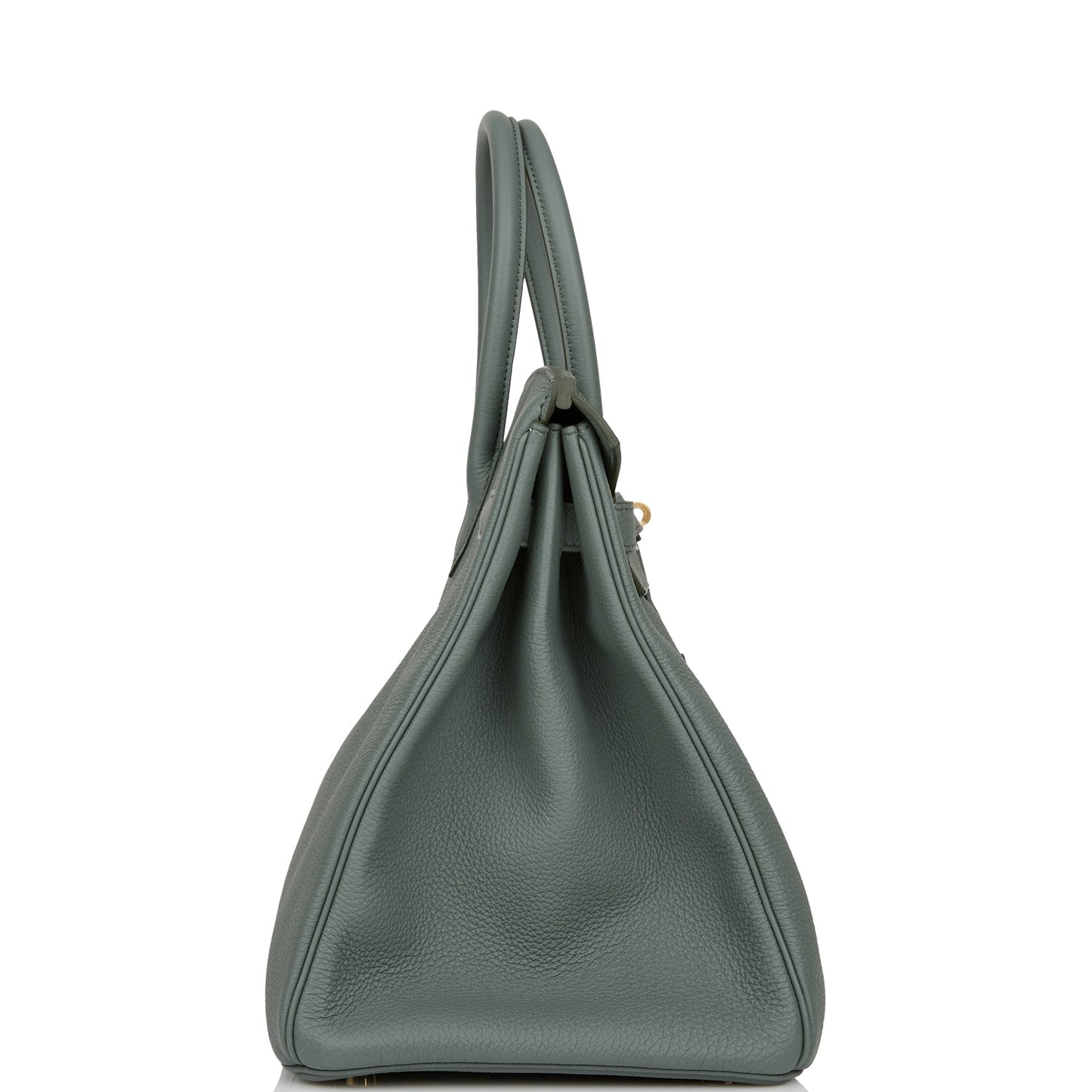 Hermes Birkin Vert Amande Togo Hardware Handbag Gold Travel Bag