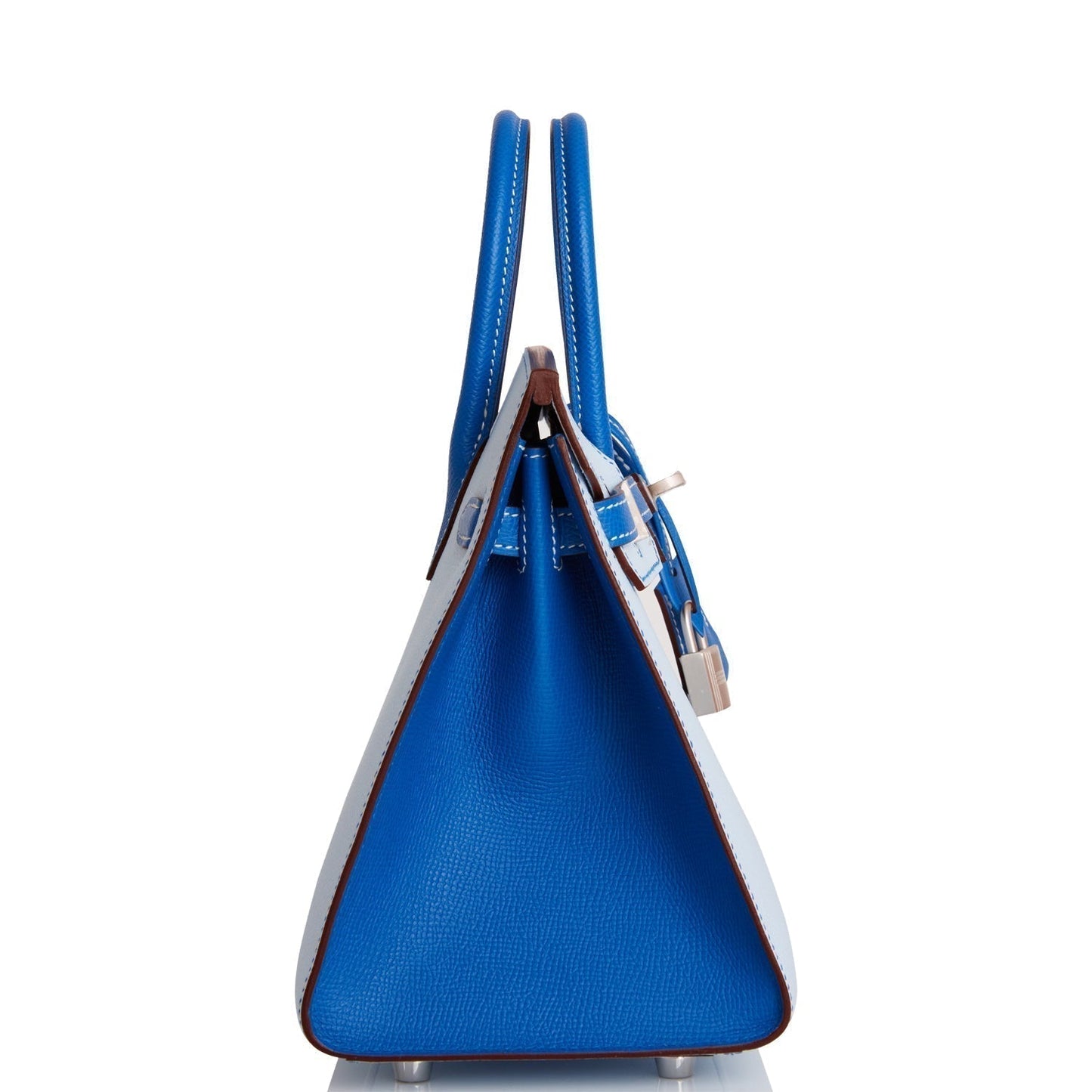 Hermes Birkin Sellier Bleu Brume And Bleu Zellige Travel Bag
