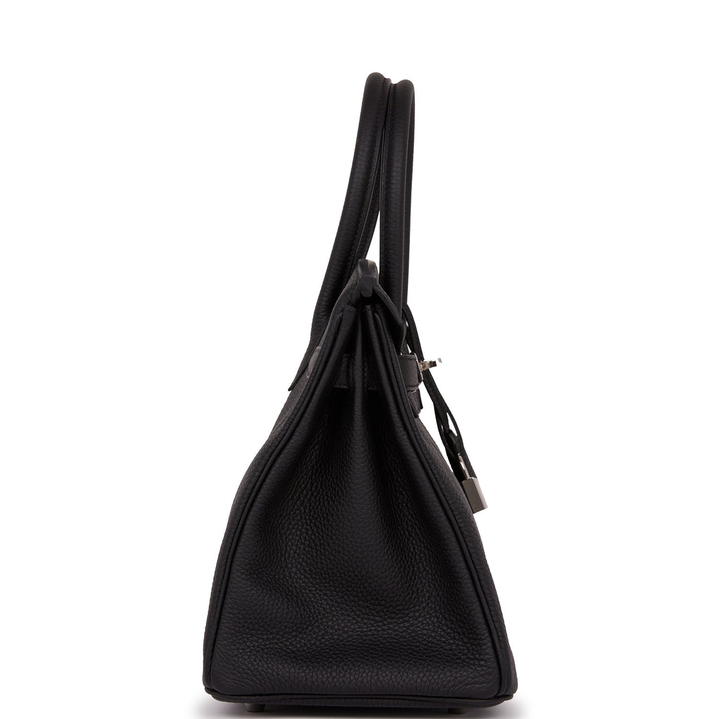 Hermes Birkin Togo Palladium Hardware Handbag Black Travel Bag 20