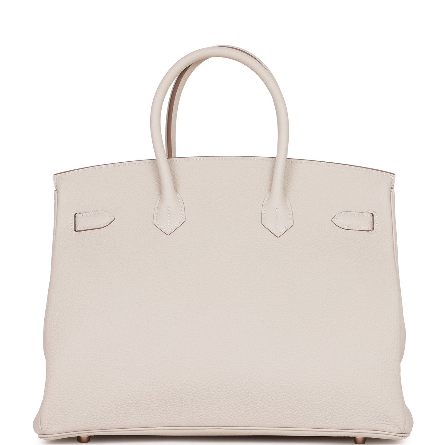 Hermes Birkin Craie Togo Rose Hardware Handbag Gold Travel Bag