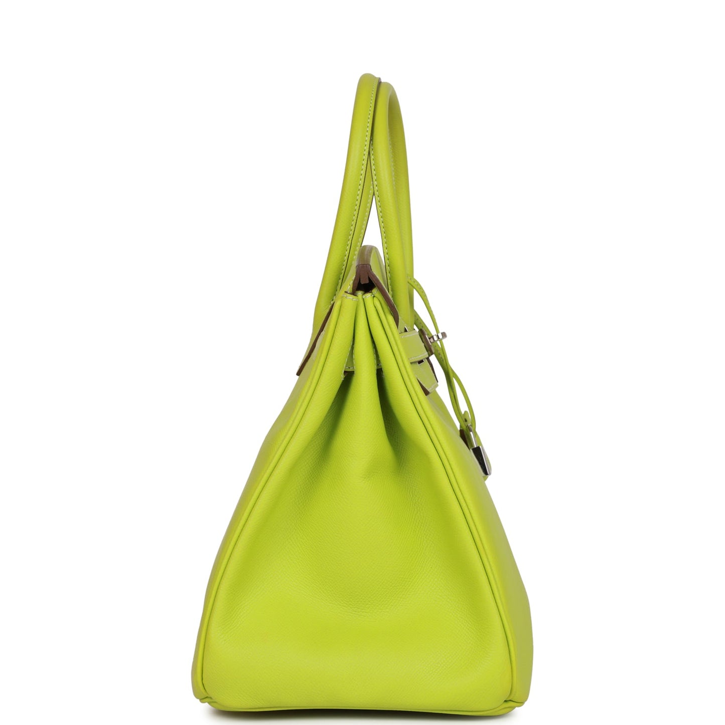 Hermes Birkin Kiwi Candy Epsom Palladium Hardware Handbag Travel Bag
