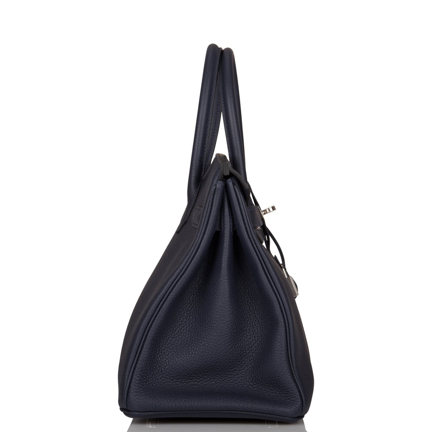 Hermes Birkin Bleu Nuit Togo Palladium Hardware Handbag Travel Bag Palladium Hardware