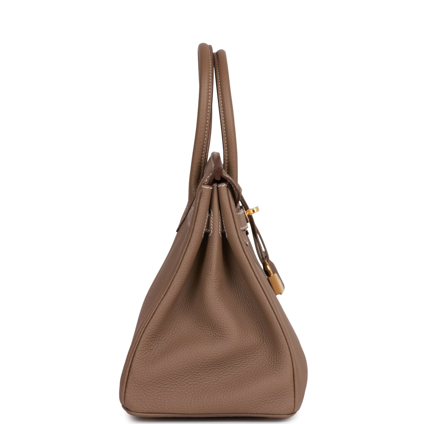 Hermes Birkin Etoupe Togo Hardware Handbag Gold Travel Bag