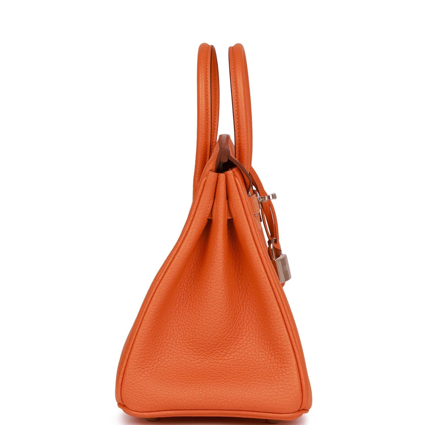 Hermes Birkin Orange Togo Palladium Hardware Handbag Travel Bag