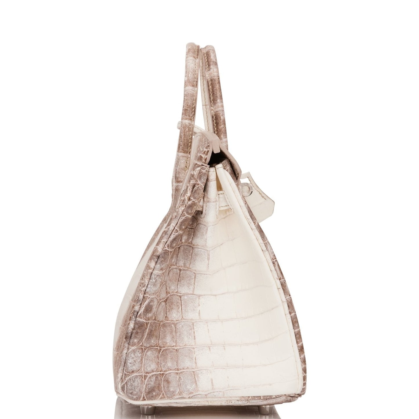 Hermes Birkin Himalaya Niloticus Crocodile Palladium Hardware Handbag Travel Bag 5