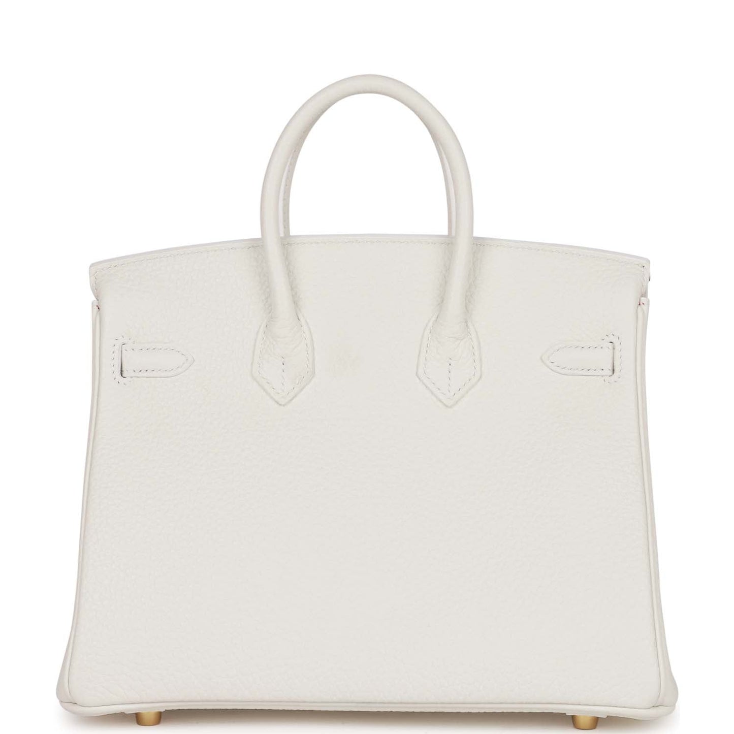 Hermes Special Order Hss Birkin Verso Clemence Permabrass White Travel Bag