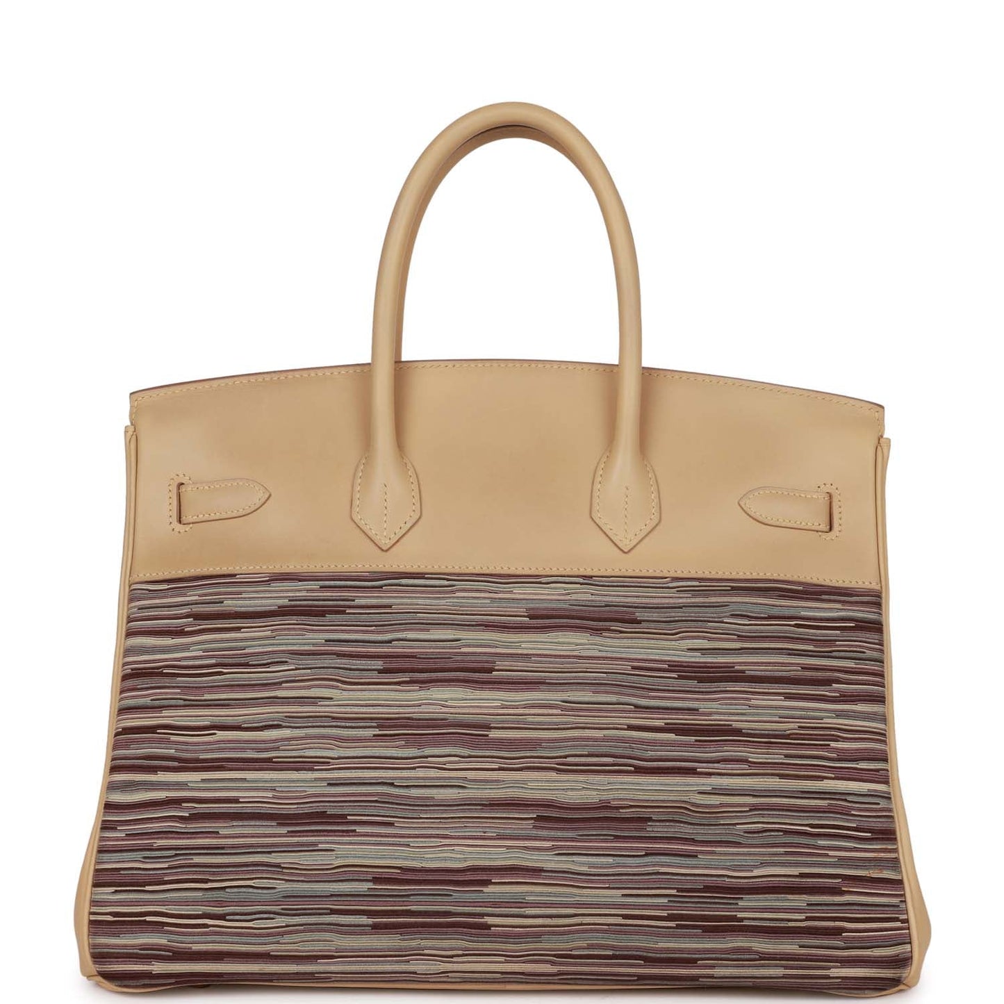 Hermes Luxury Birkin Vibrato Parchemin Box Hardware Handbag Gold Travel Bag