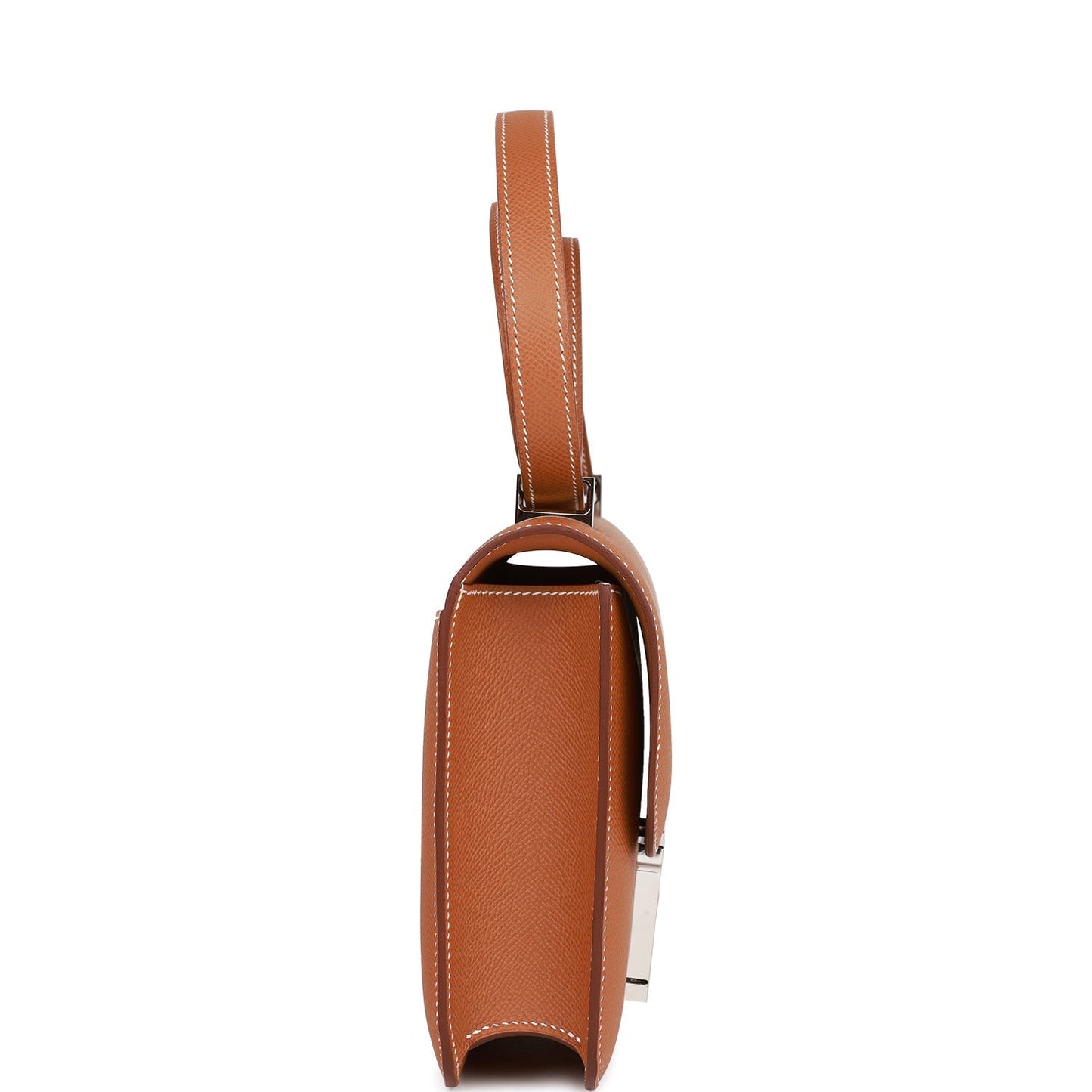 Hermes Constance Epsom Palladium Hardware Handbag Gold Travel Bag