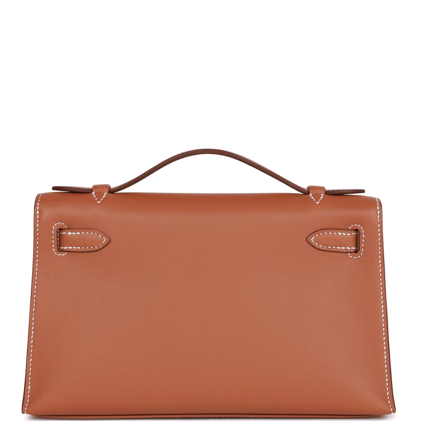 Hermes Kelly Pochette Swift Hardware Handbag Gold Travel Bag