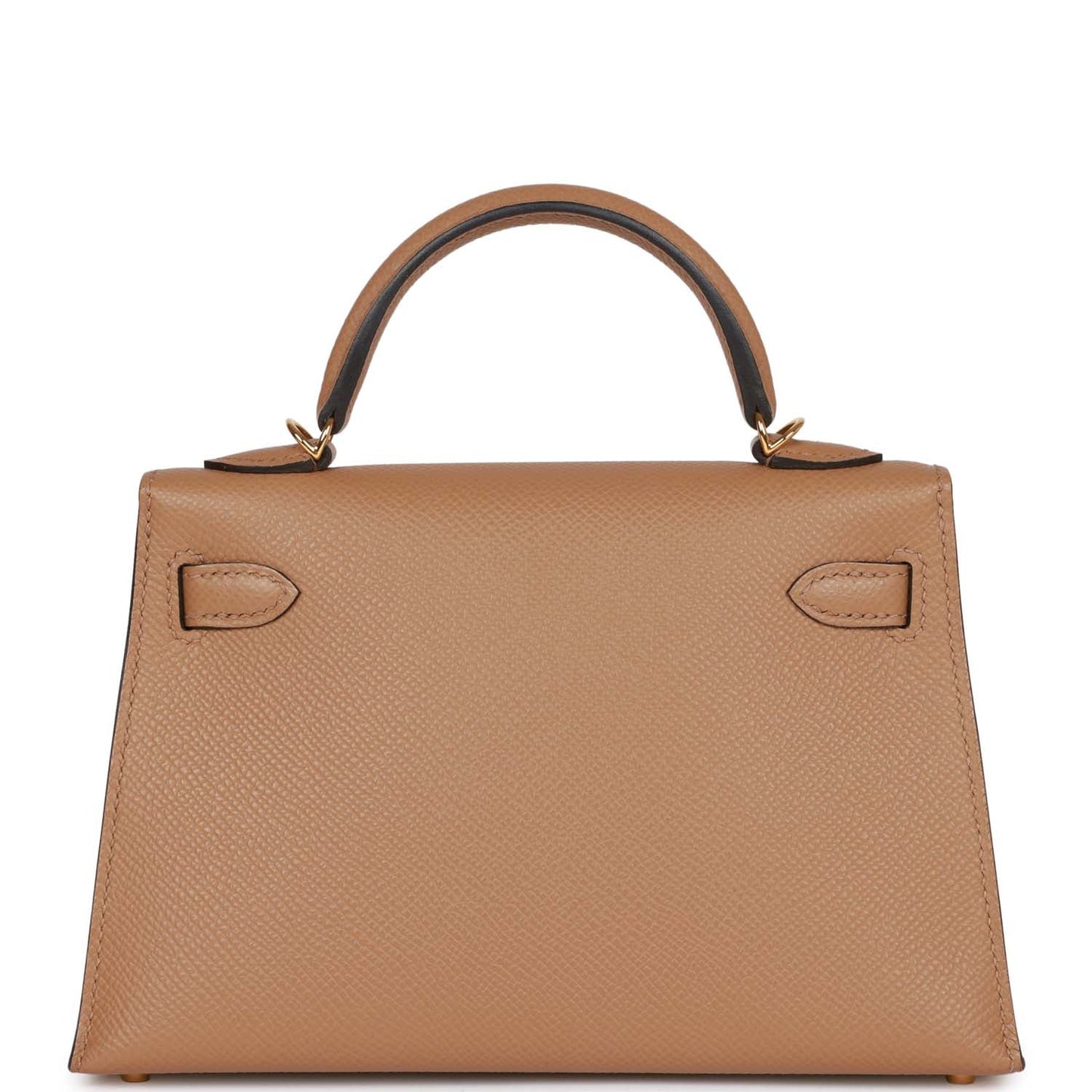 Hermes Kelly Sellier Chai Epsom Hardware Handbag Gold Travel Bag 7