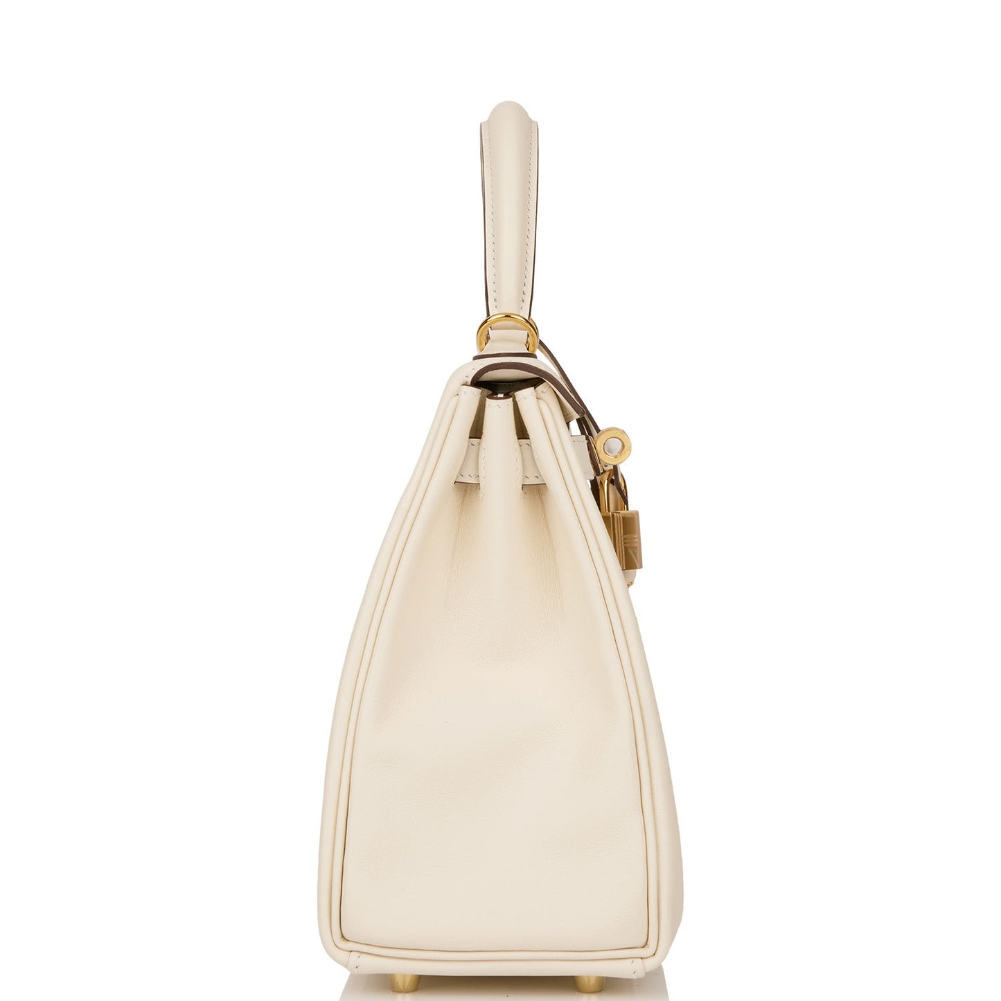Hermes Kelly Retourne Nata Swift Hardware Handbag Gold Travel Bag