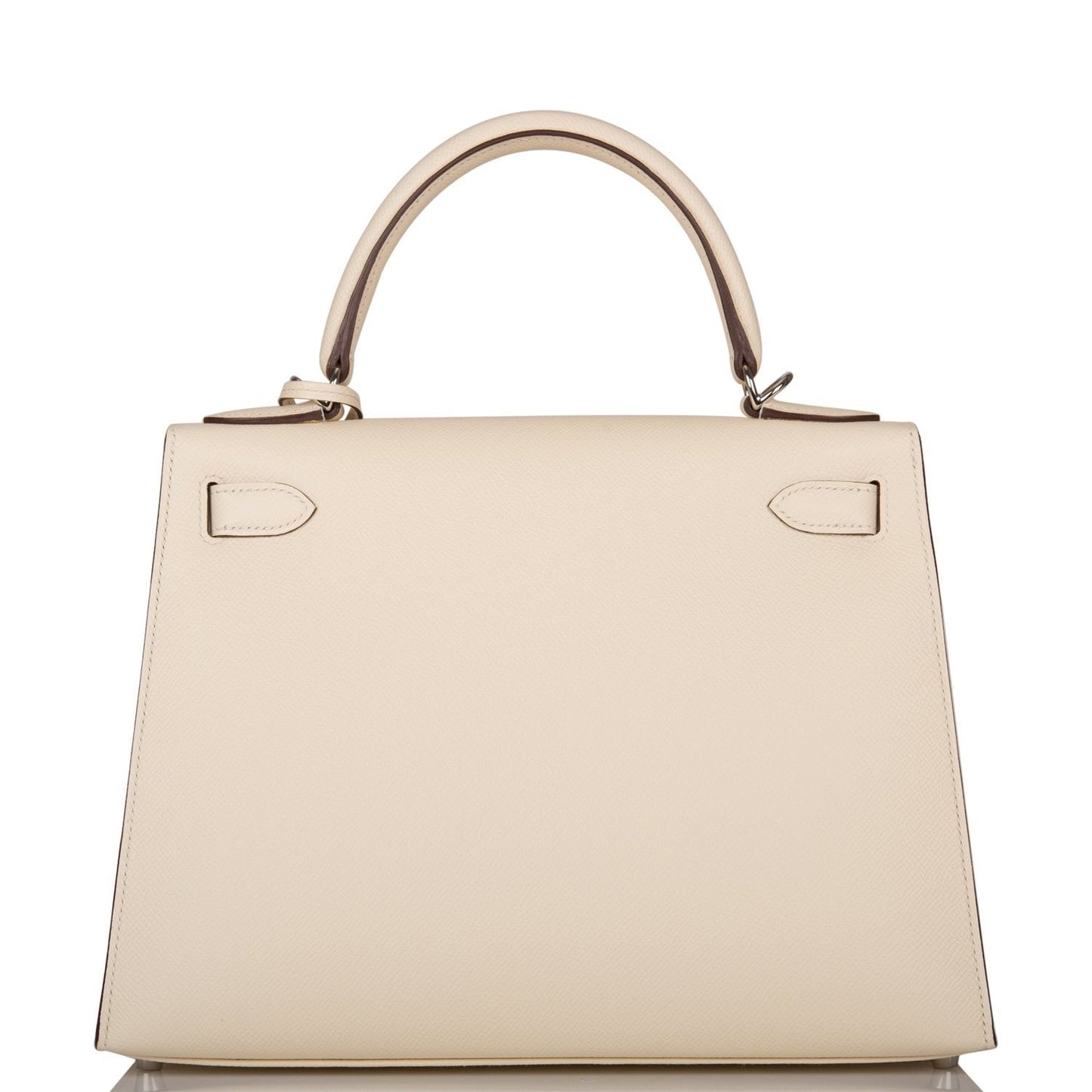 Hermes Kelly Sellier Nata Verso Epsom Palladium Hardware Travel Bag