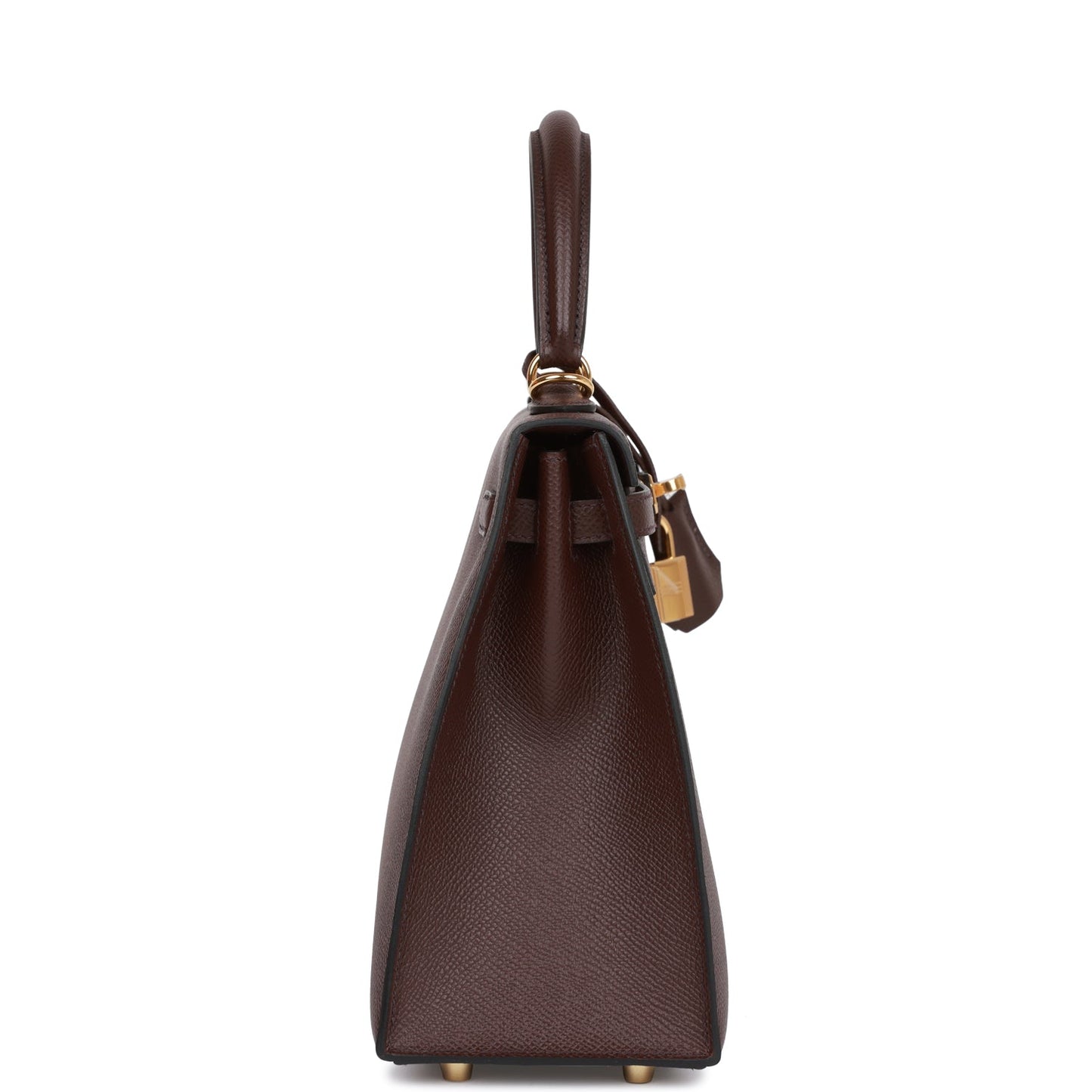 Hermes Kelly Sellier Rouge Sellier Epsom Hardware Handbag Gold Travel Bag