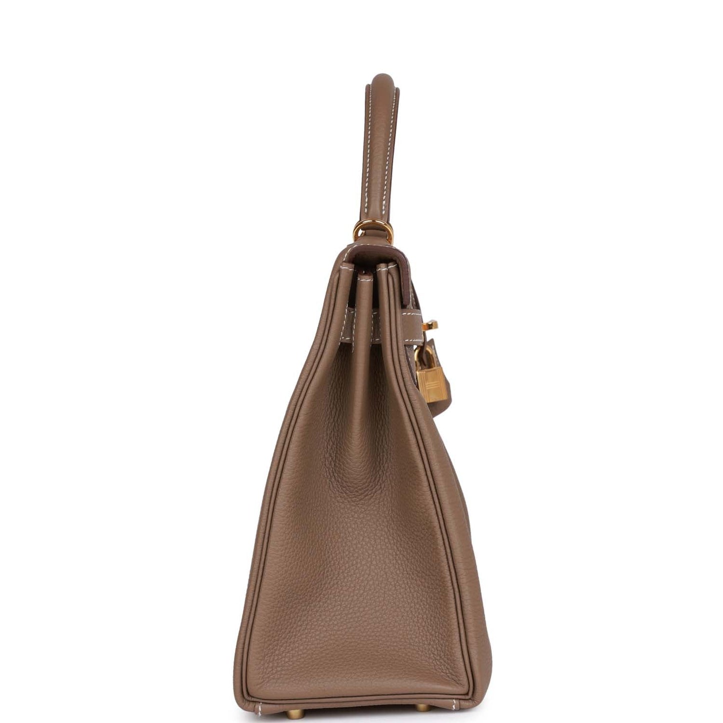 Hermes Kelly Retourne Etoupe Togo Hardware Handbag Gold Travel Bag