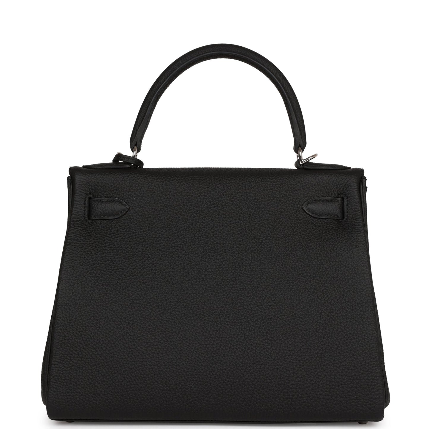 Hermes Kelly Retourne Togo Palladium Hardware Shoulder Bag Black