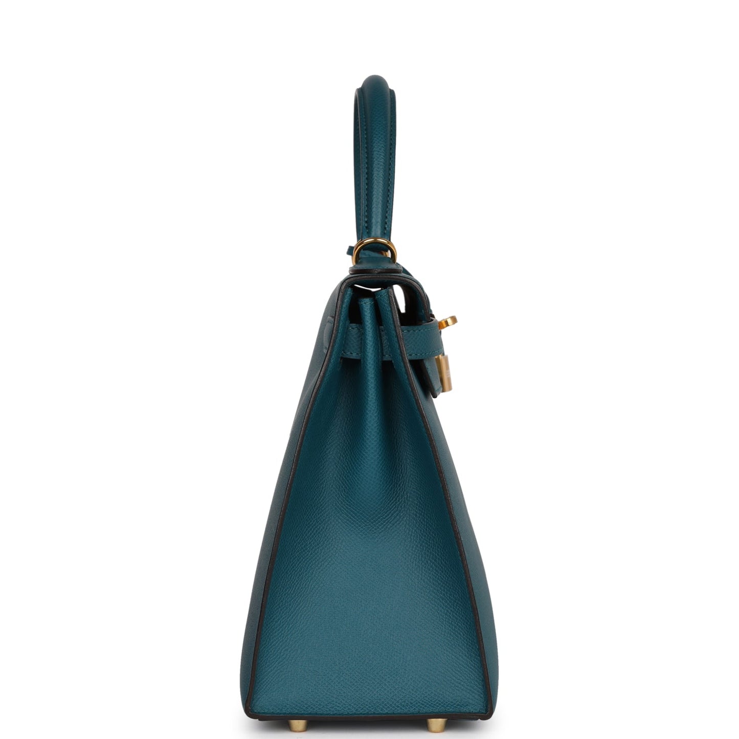 Hermes Kelly Sellier Vert Bosphore Epsom Hardware Handbag Gold Travel Bag