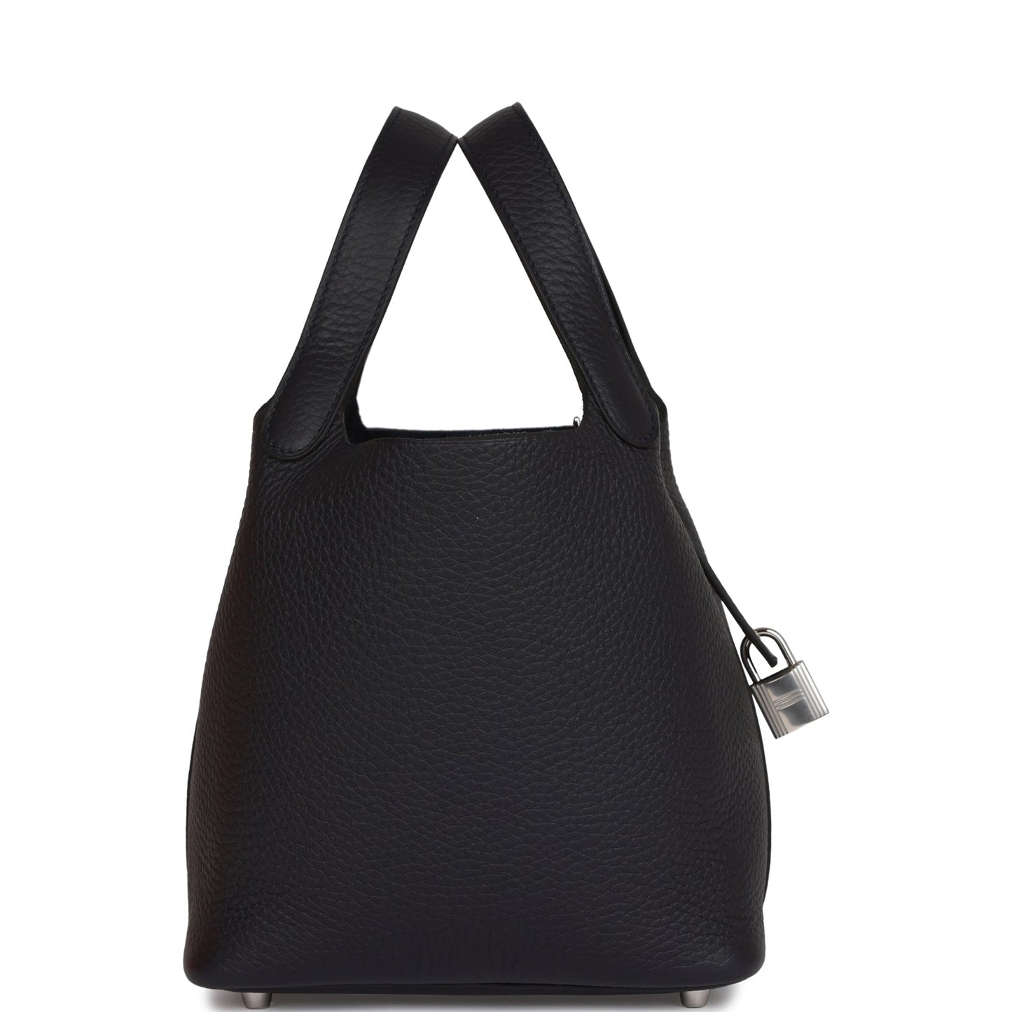 Hermes Picotin Lock Caban Clemence Palladium Hardware Handbag Travel Bag