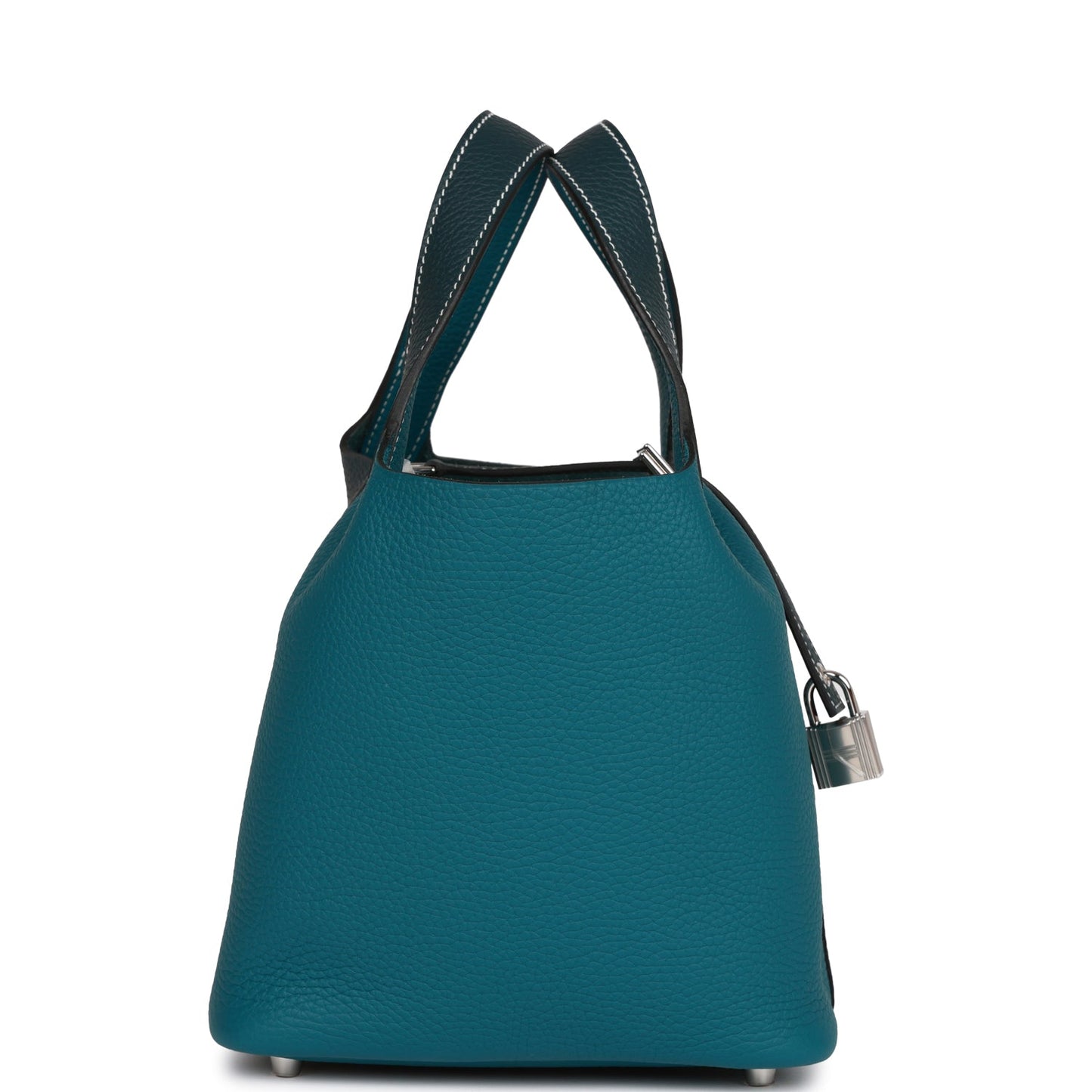 Hermes Picotin Lock Cas Ue Vert Cypress And Travel Bag
