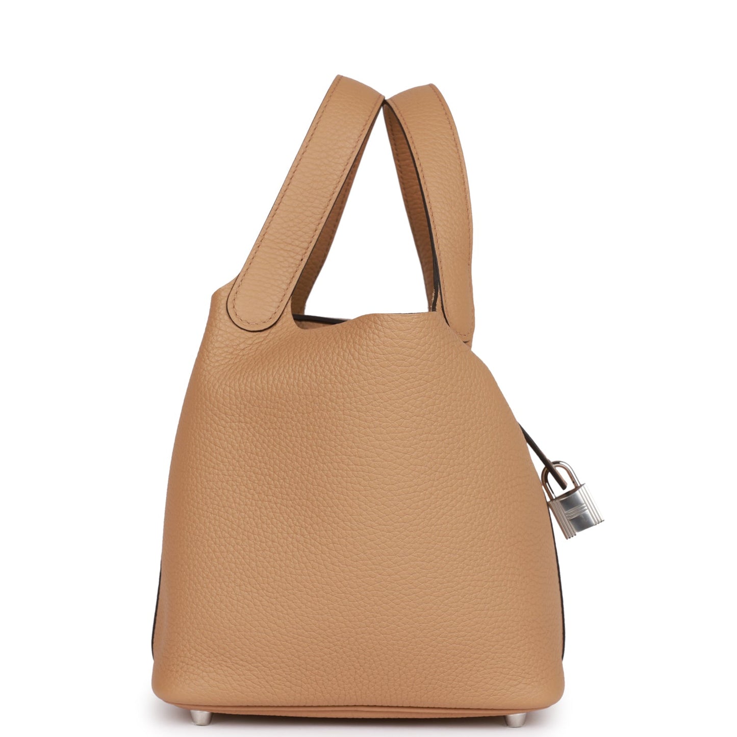 Hermes Picotin Lock Chai Clemence Palladium Hardware Handbag Travel Bag